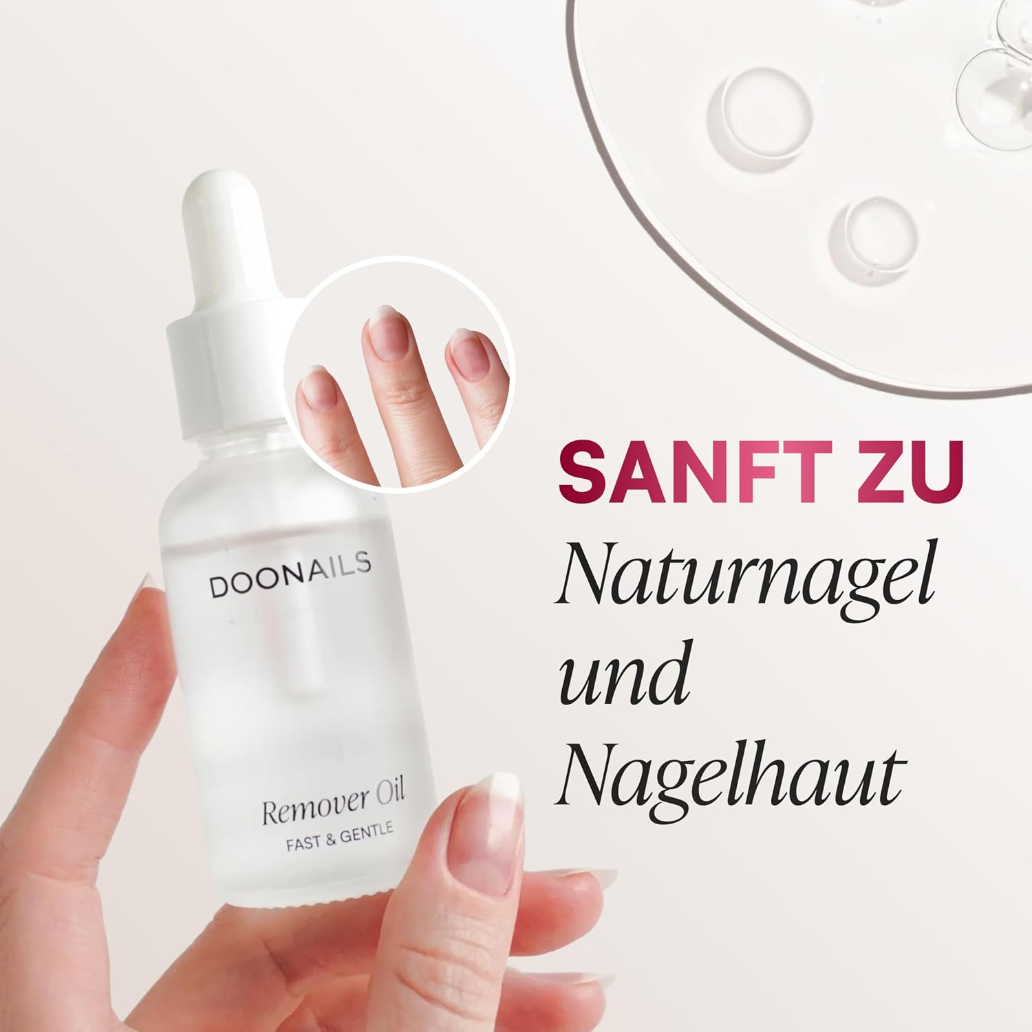 Detalle de DOONAILS Entferner Öl – sanfte Entfernung von Press On Nails und Gel Strips (30 ml)