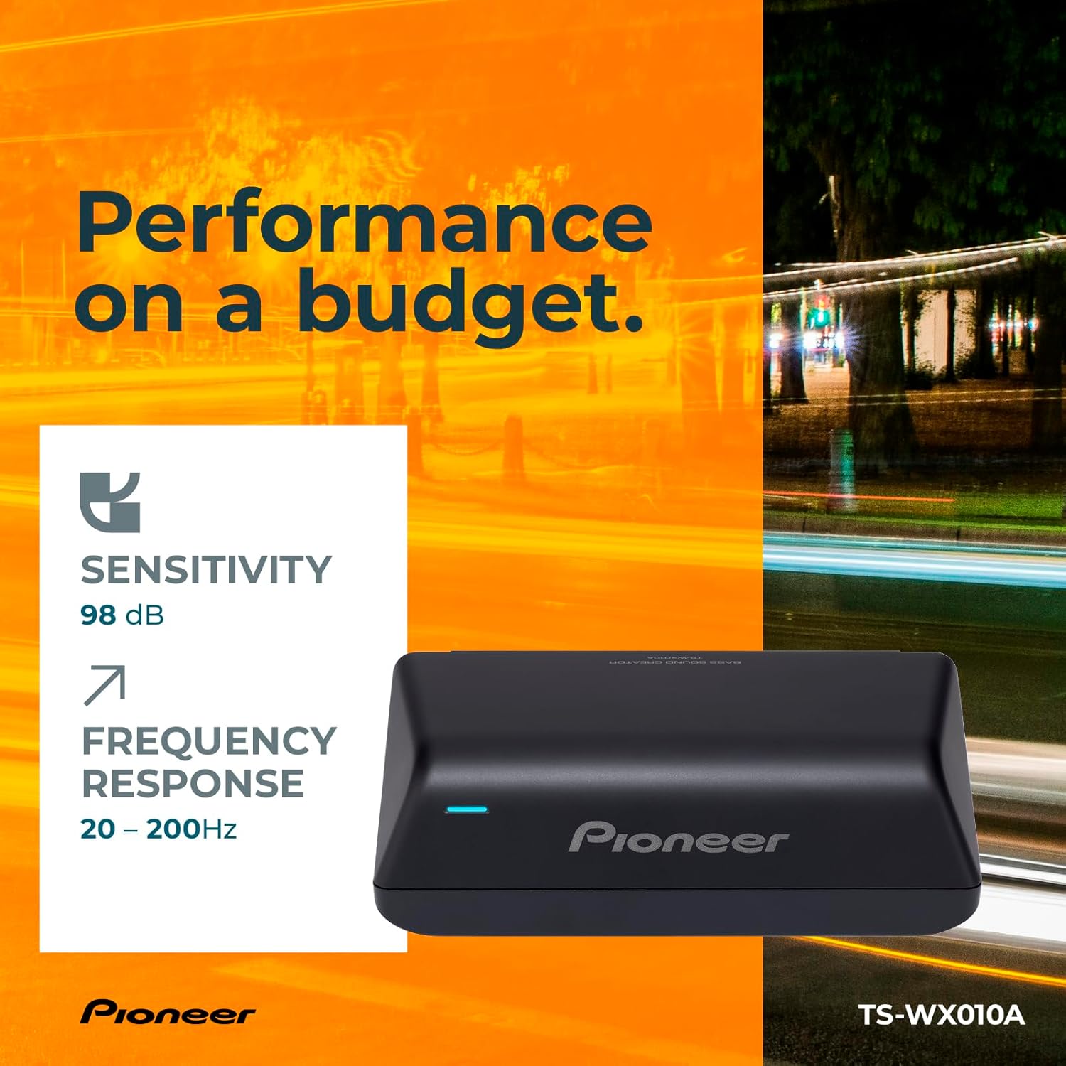 Thumbnail 5 de Pioneer TS-WX010A ultra-compact powered active subwoofer (160 W) for car audio
