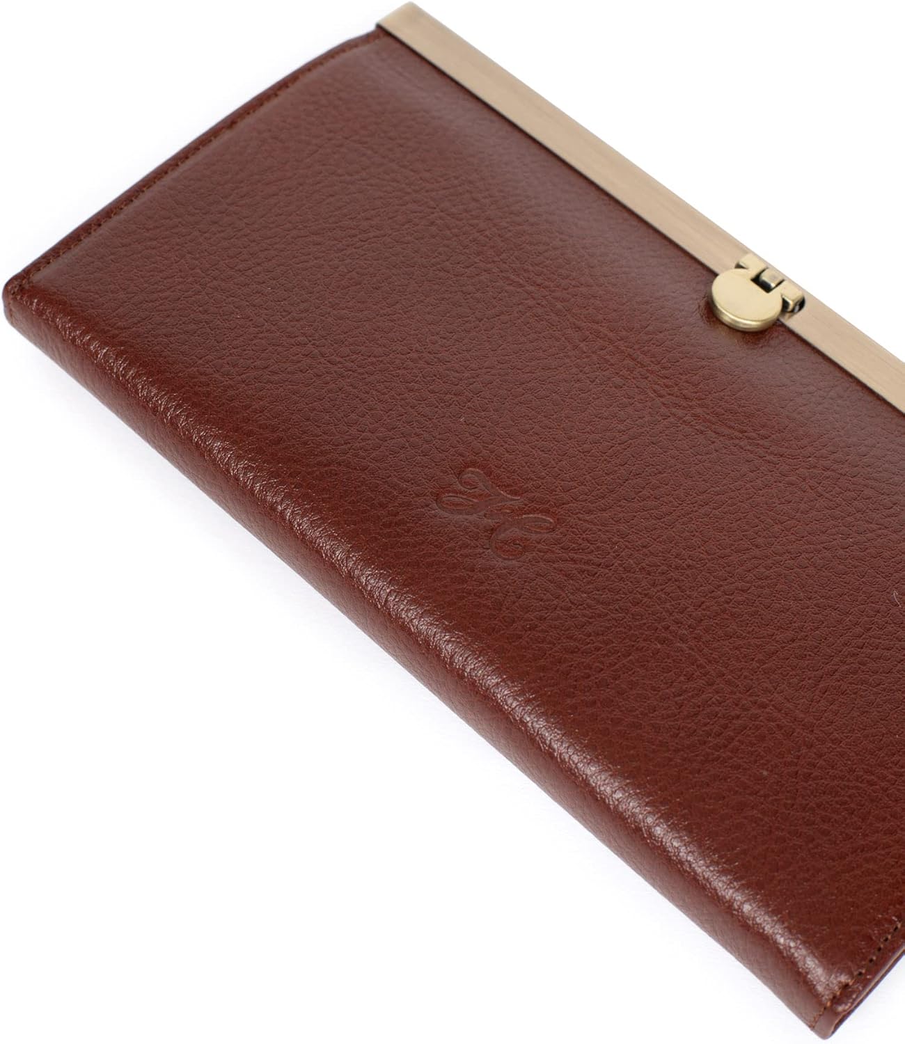 Thumbnail 3 de Hexagona Portefeuille Long Stop RFID en cuir Bastille (marron) pour femme