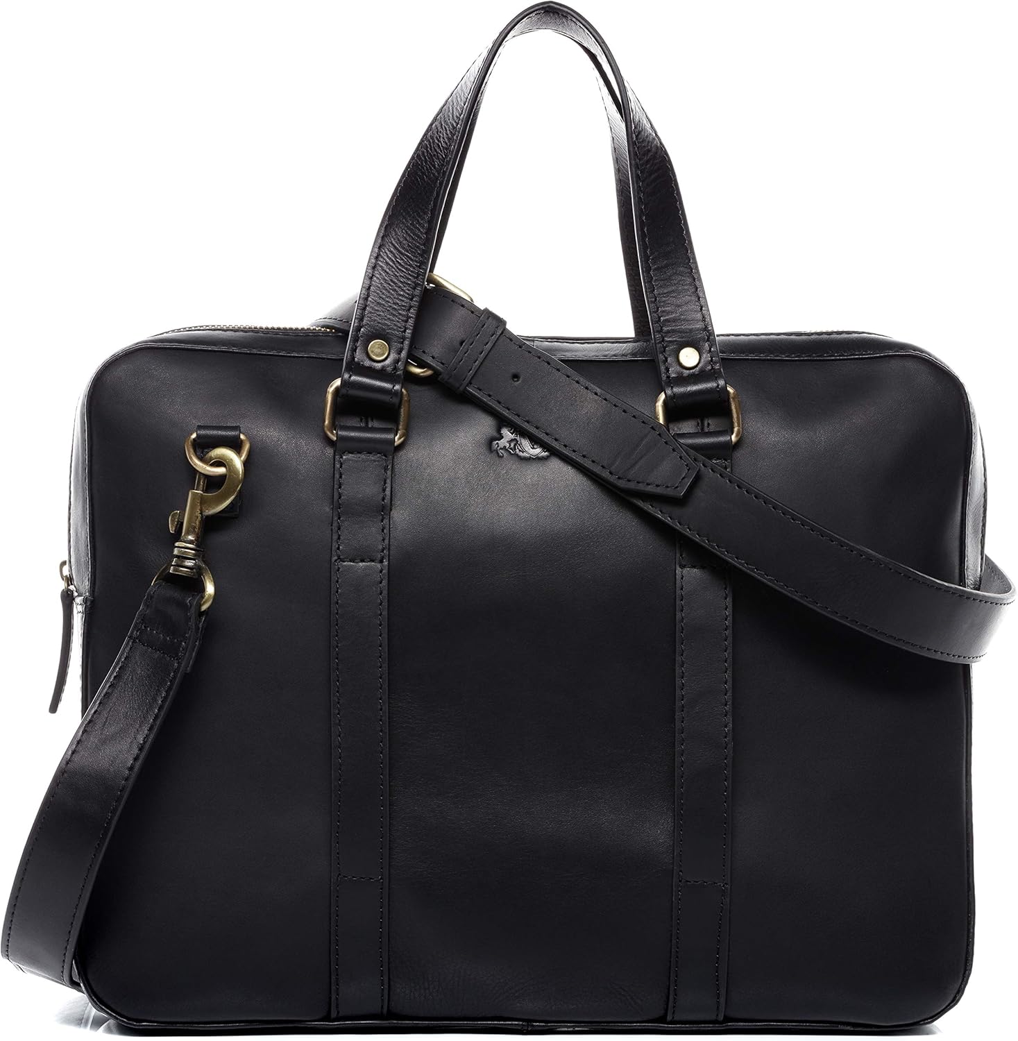 Thumbnail 6 de SID & VAIN Maguire Medium Laptop Bag — Real Leather Briefcase for 15.4in Laptops