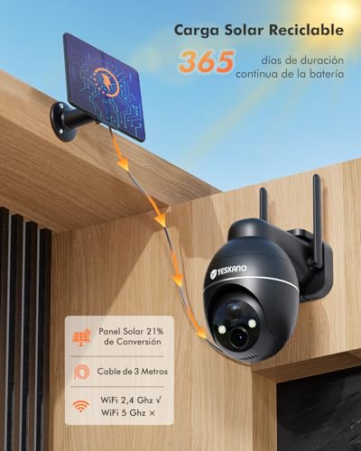 Thumbnail 1 de YESKANO Telecamera Wi‑Fi Esterno 360° PTZ 2K