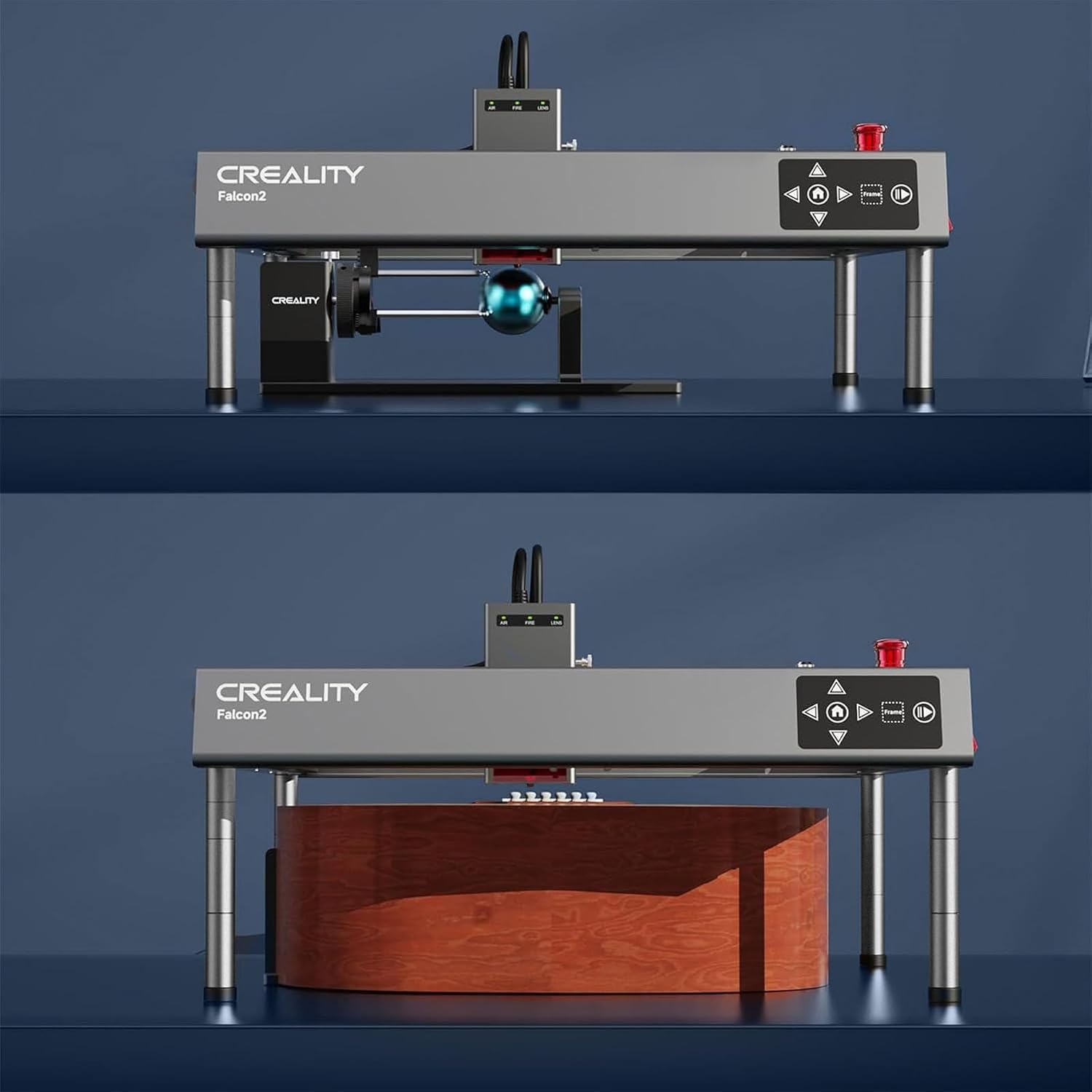 Detalle 2 de Creality Laser Engraver Risers, Aluminum Alloy