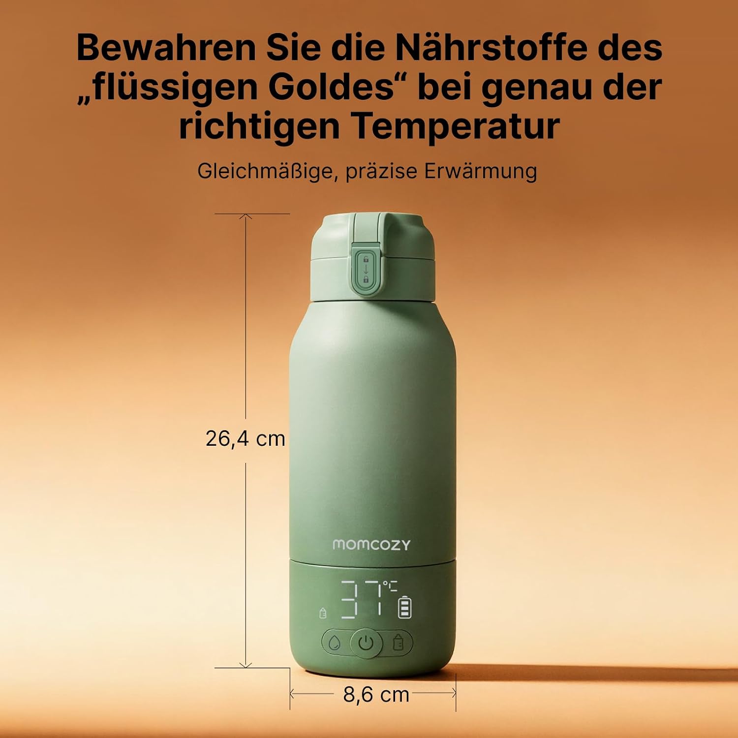 Thumbnail 3 de Momcozy MW05 + CM01 Set: Tragbarer Flaschenwärmer und Muttermilchkühler für unterwegs