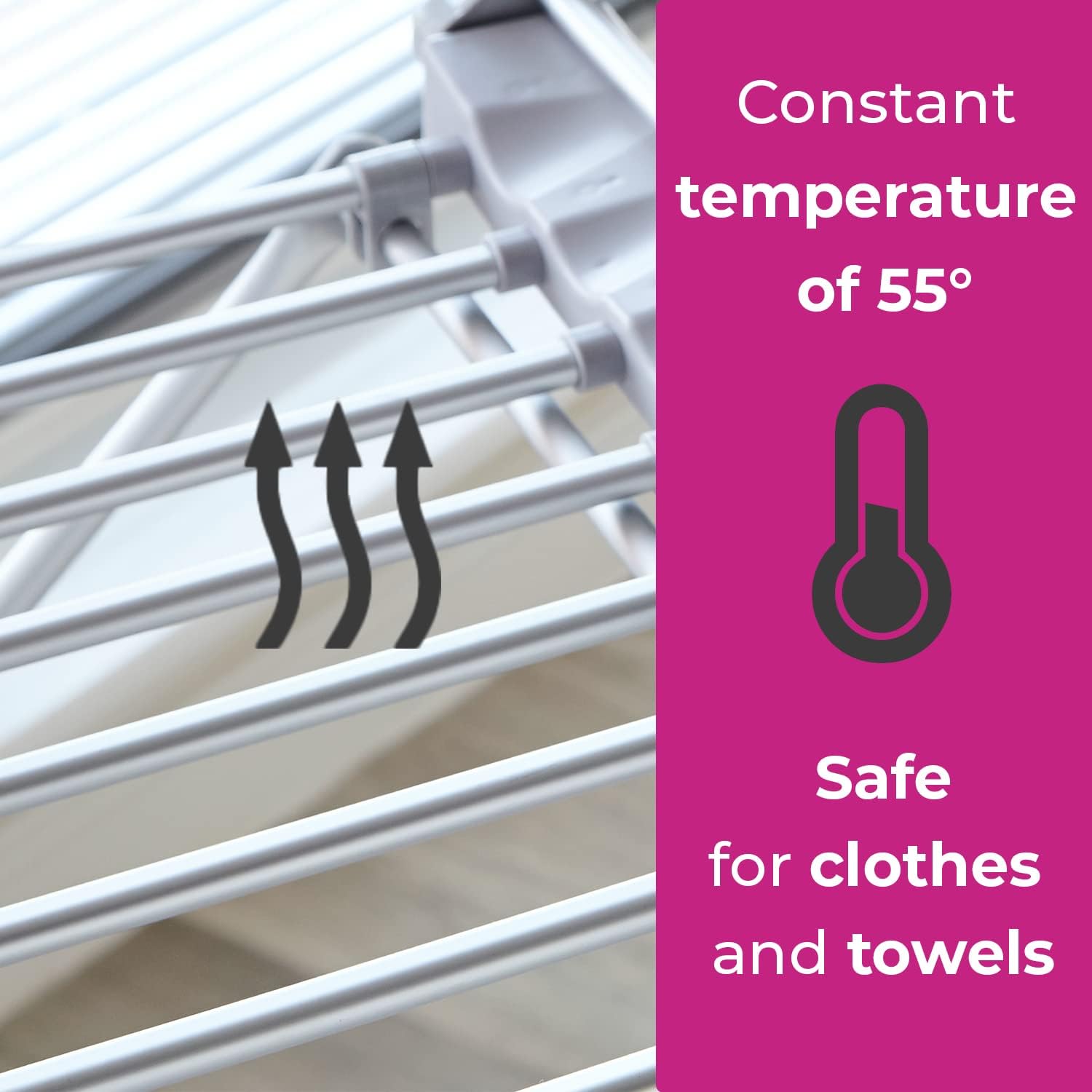 Thumbnail 2 de Neo Indoor Electric Winged Airer: Foldable Heated Laundry Dryer by Neo