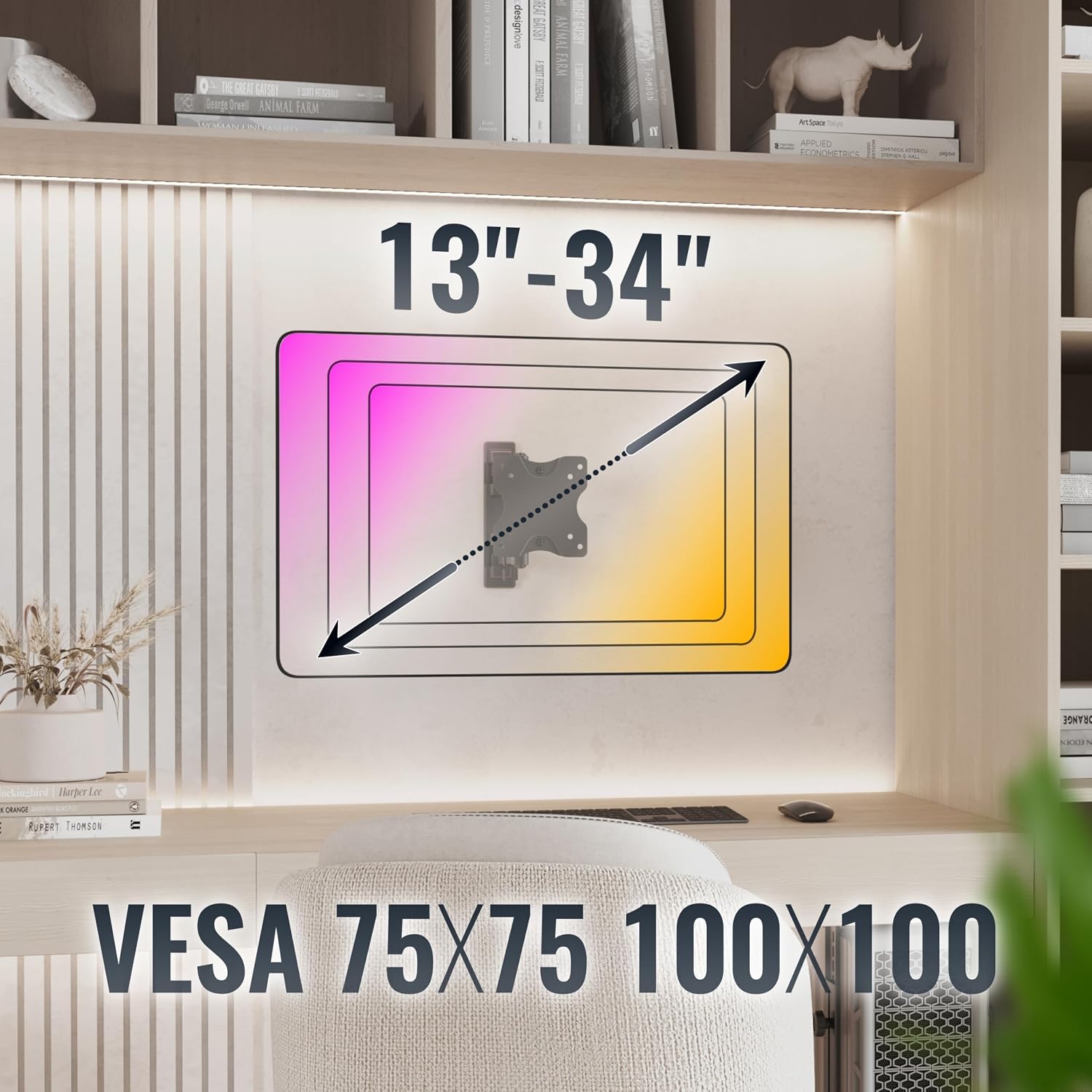 Thumbnail 4 de RICOO S3911 supporto monitor 13-27"
