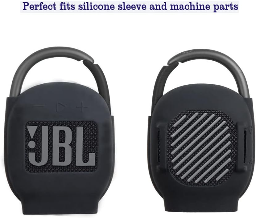 Thumbnail 2 de Hermitshell Silicone Sleeve for JBL Clip 5 / Clip 4 (Black) – Silicone cover only