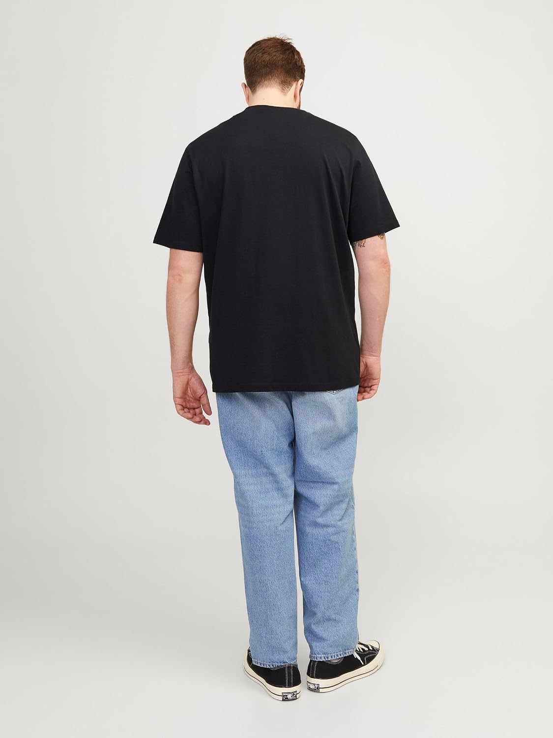 Detalle de JACK & JONES Herren T‑Shirt Plus Size Logo T-Shirt