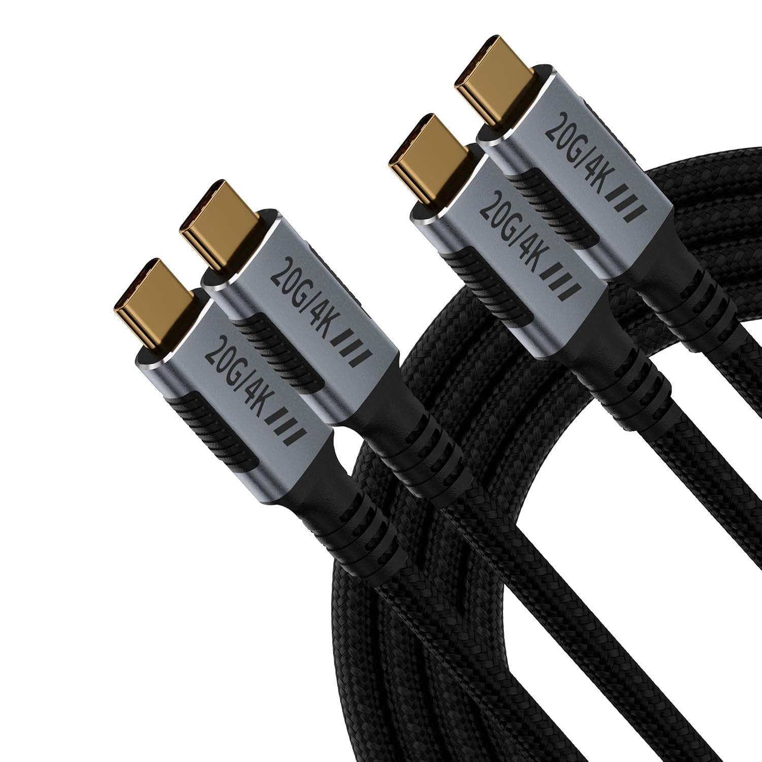 Detalle de KMMXXCPM USB‑C Kabel (2 Stück, 1 m) mit USB 3.2 Gen 2 bis 20 Gbps, 4K@120 Hz und bis 240 W Ladeleistung