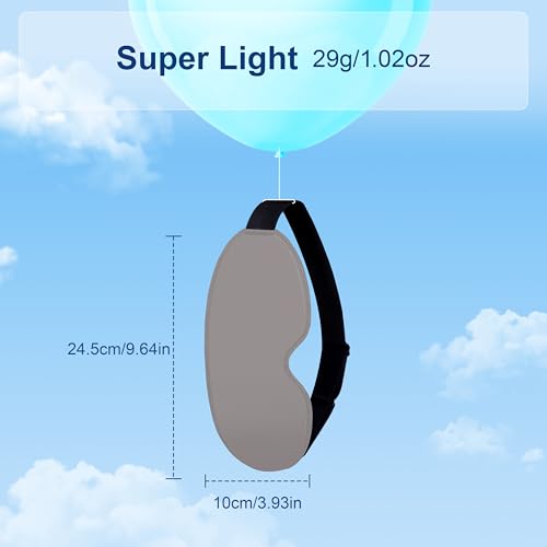 Thumbnail 6 de Gritin 100% Blackout Sleep Eye Mask – 3D Contoured, Side-Sleeper Friendly (Twin Pack with Earplugs)