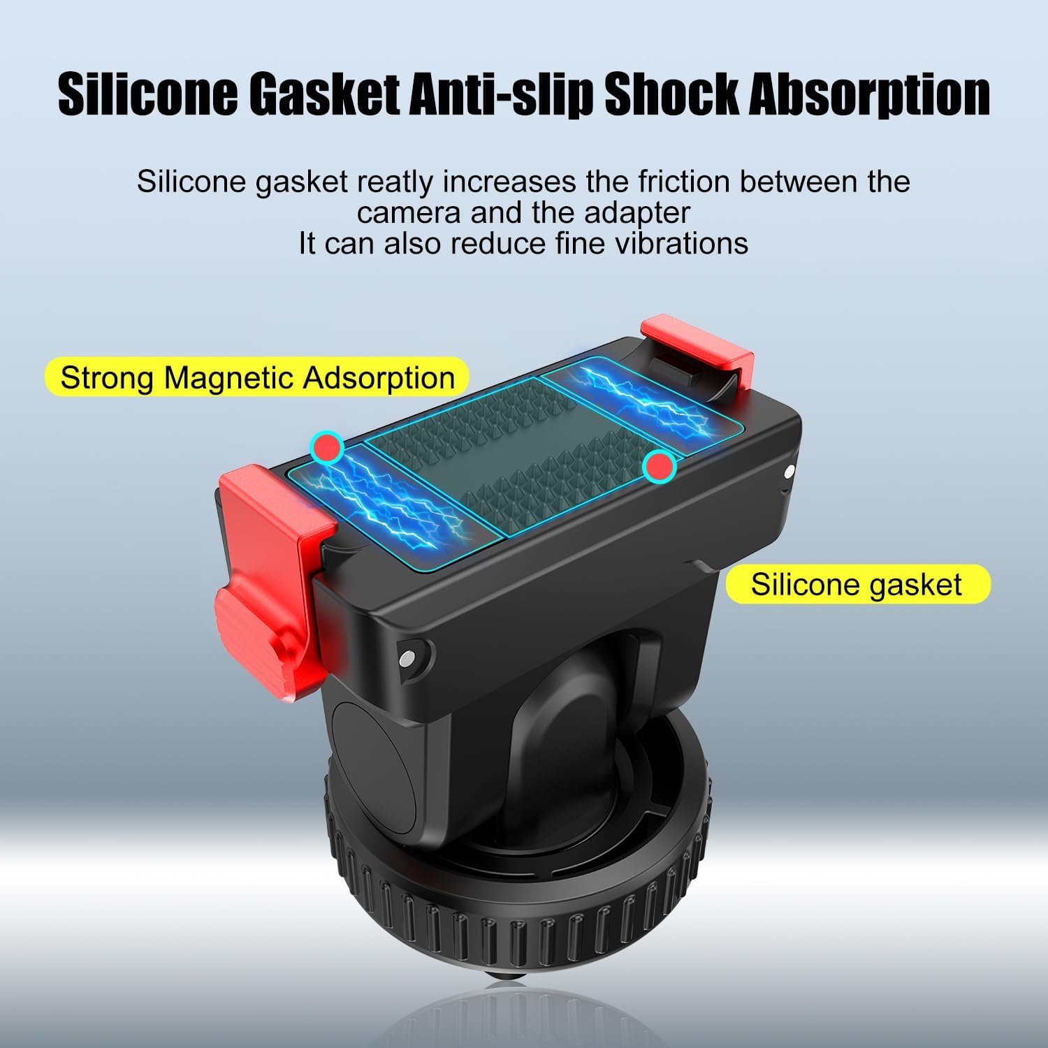 Thumbnail 5 de Cold Shoe Adapter Magnetic Quick Mount 150° Tilt