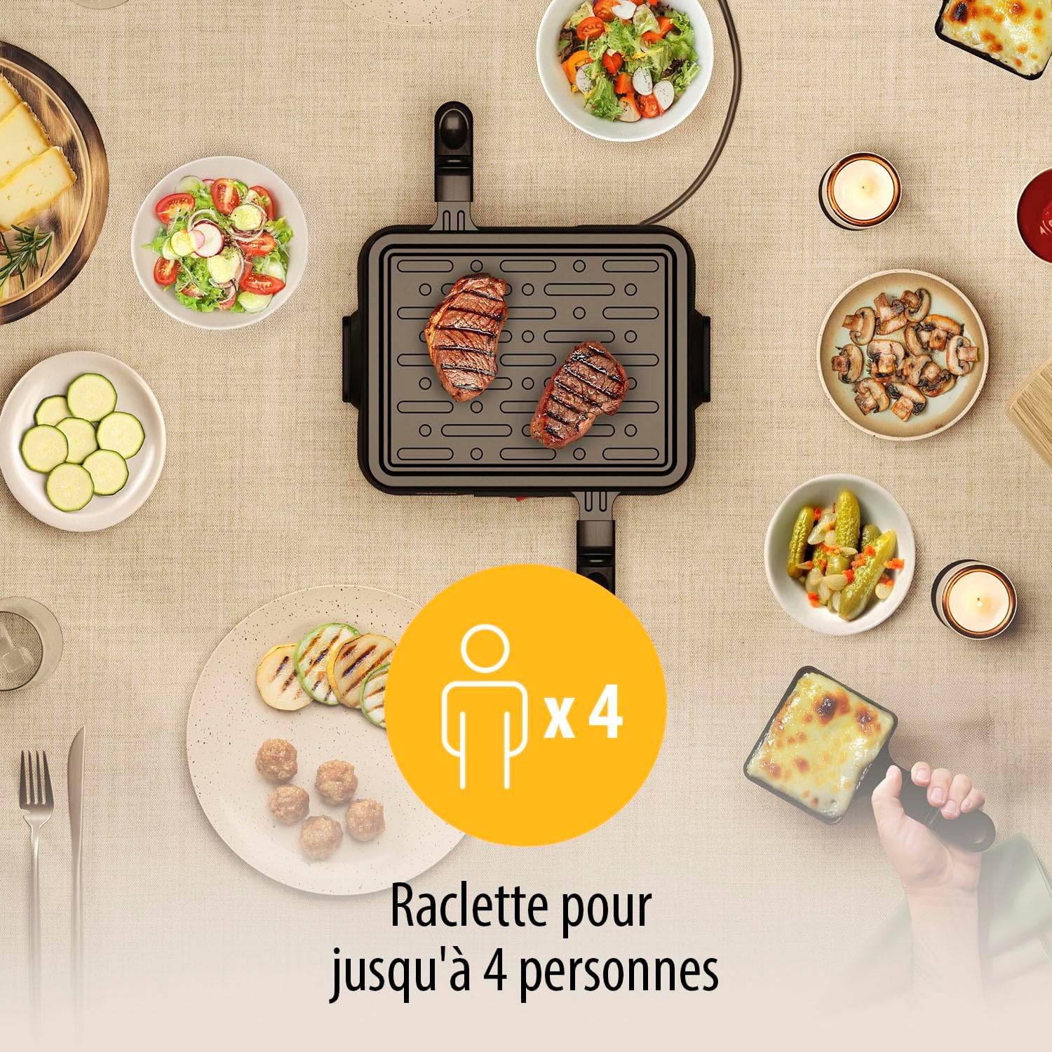 Detalle de Tristar RA-2949 Raclette 500 W đœ