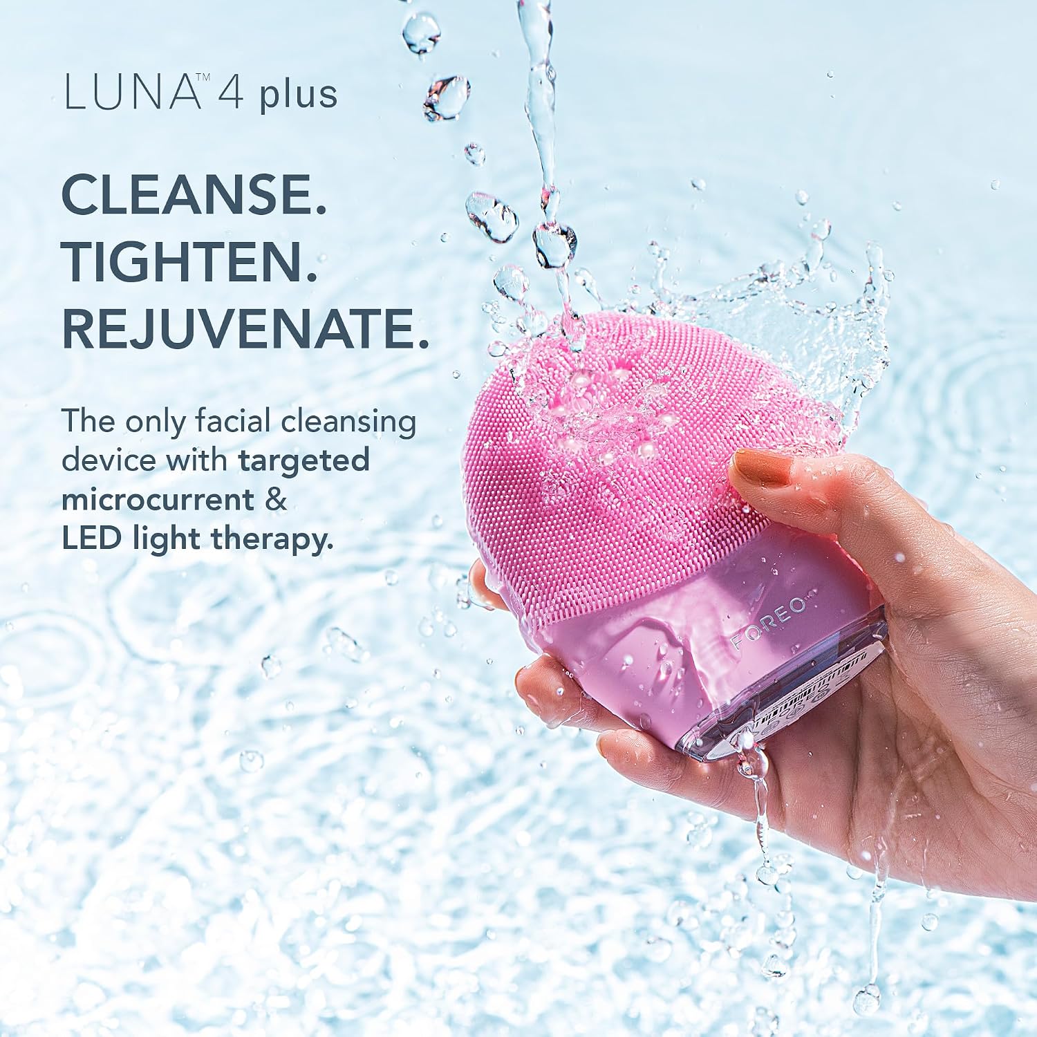 Thumbnail 1 de FOREO Firm & Clean Ensemble Luna 4 Plus : brosse visage + sérum 2.0 avec thérapie par lumière proche infrarouge et micro-courant