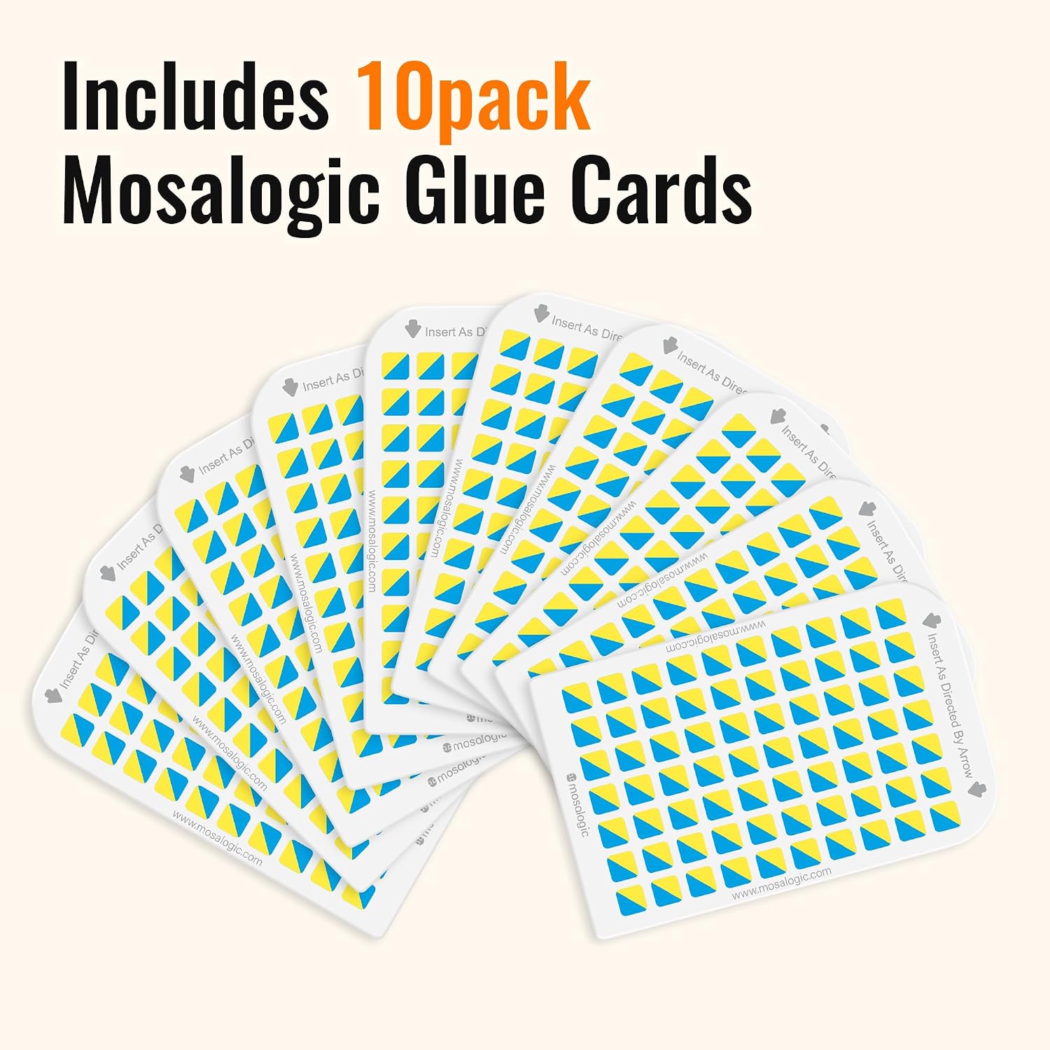 Detalle 2 de mosalogic GB1002 Sticky Card Refills, 10-Pack Paper Glue Traps