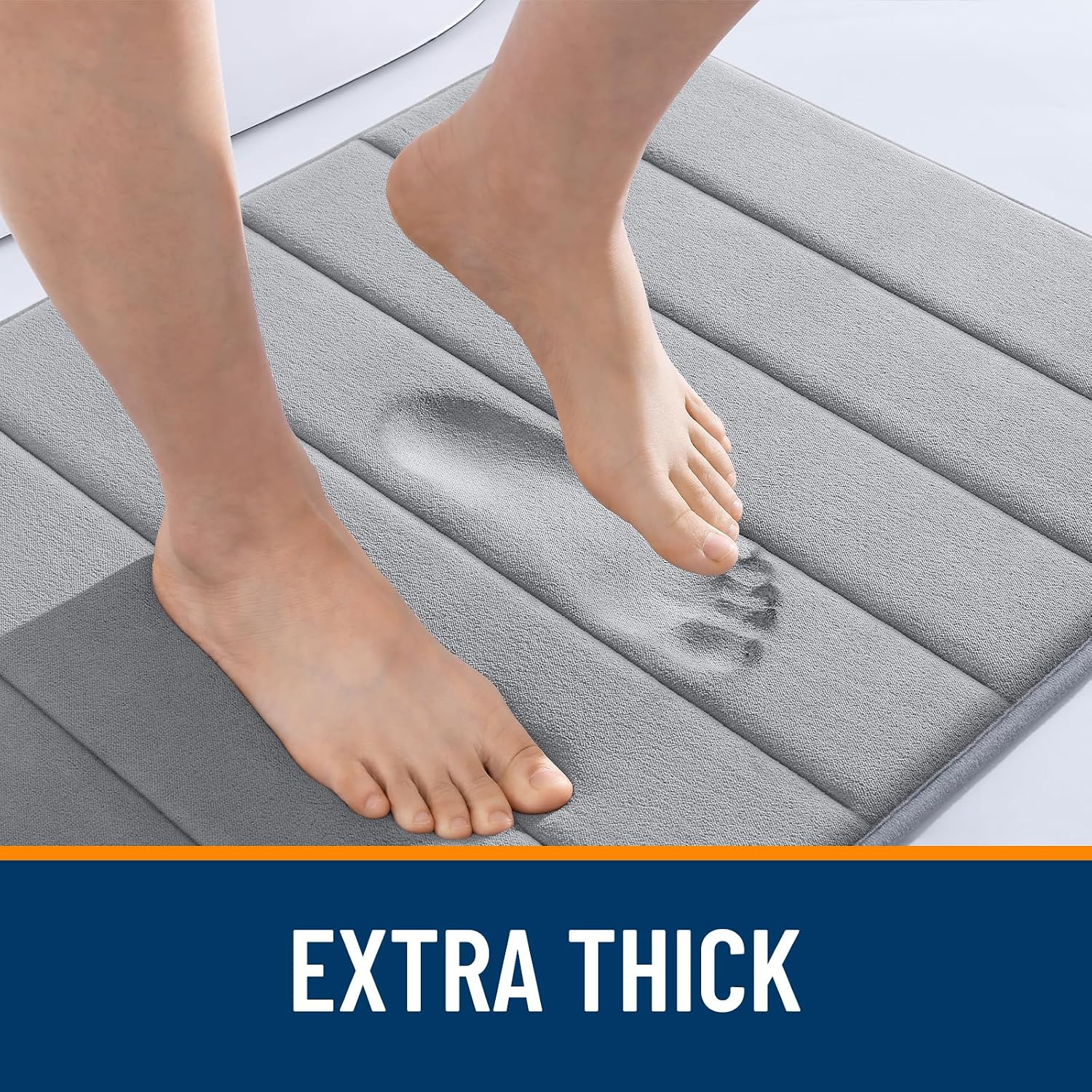 Detalle 2 de OLANLY Memory Foam Bath Mat 30x20