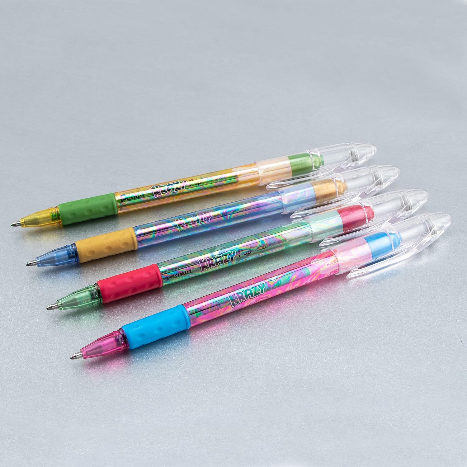 Thumbnail 5 de Pentel Arts Krazy Pop K91PABP4M3 Iridescent Gel Pens, 1.0mm, 4-Pack