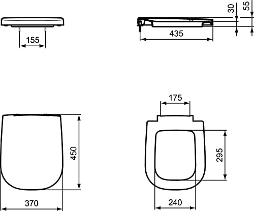 Thumbnail 5 de Ideal Standard T639201 Inodoro de una Pieza Soft Mood 🚽