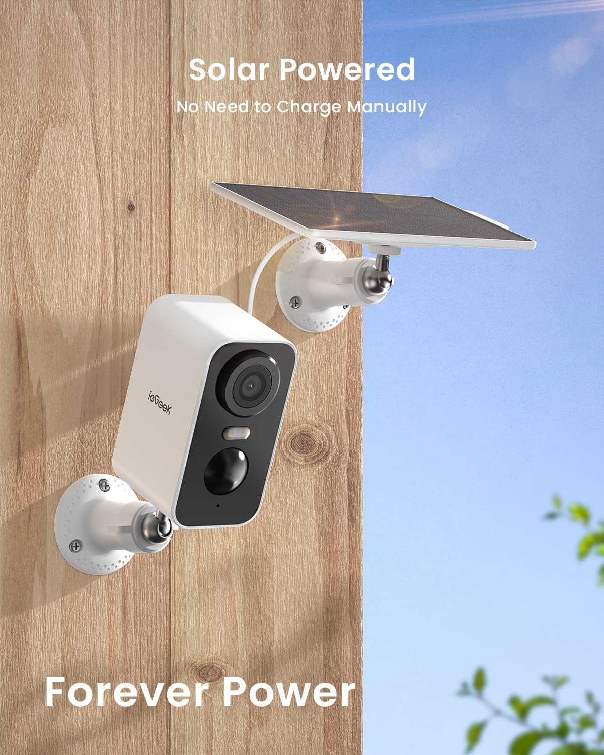 Detalle 2 de ieGeek Solar Security Camera
