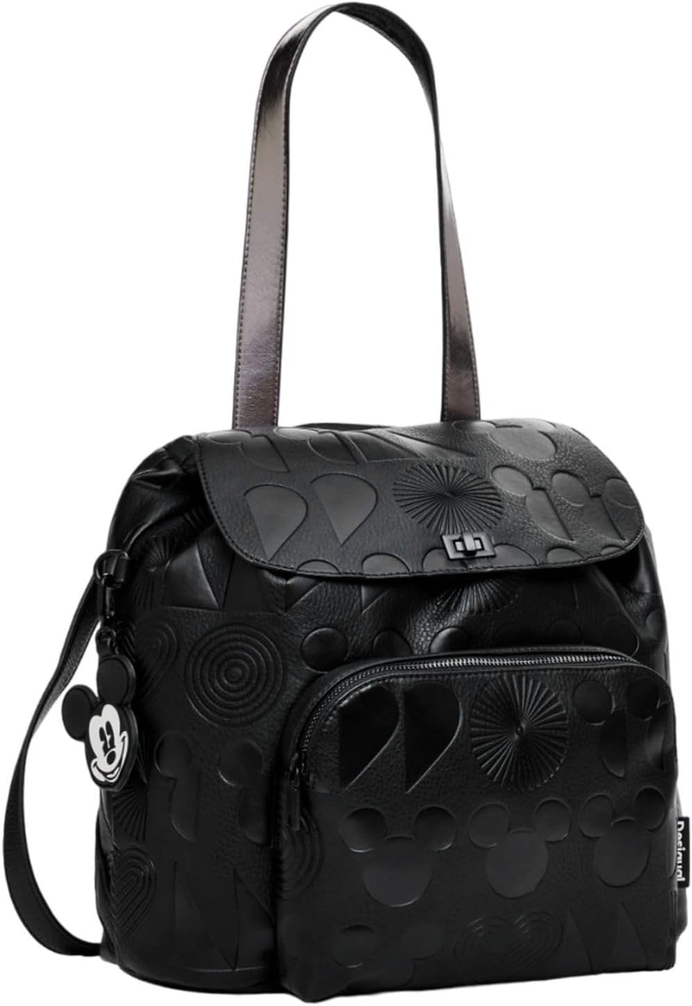 Thumbnail 1 de Desigual Sac à dos en polyuréthane pour femme — Noir, taille moyenne