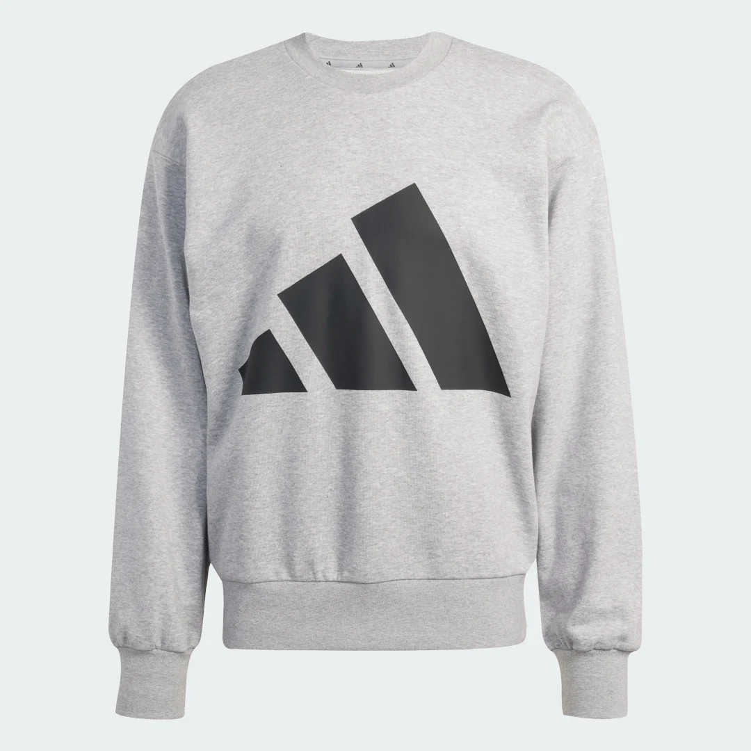 Detalle 2 de Sudadera Essentials Big Logo French Terry de Adidas: comodidad diaria con un toque clásico
