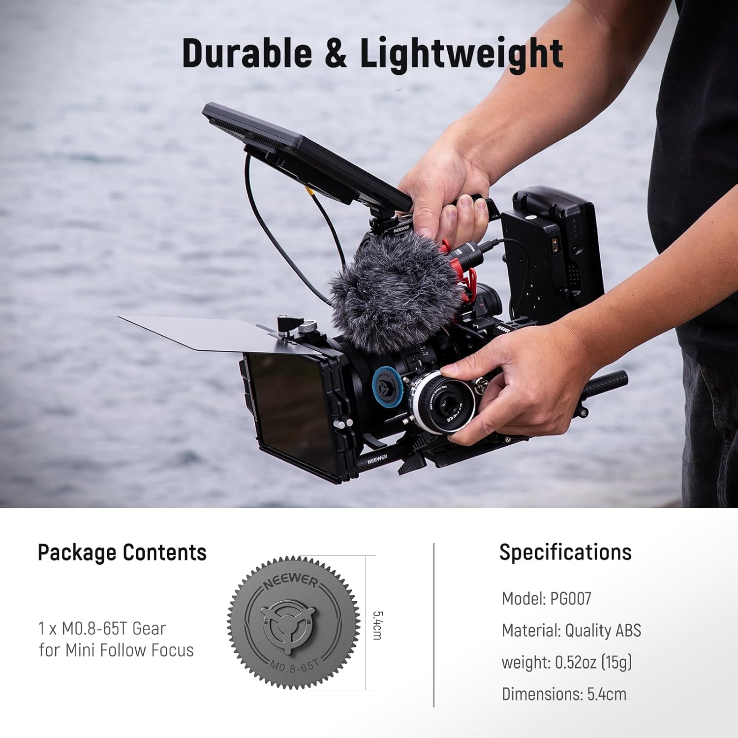 Thumbnail 5 de NEEWER M0.8-65T Gear for Mini Follow Focus