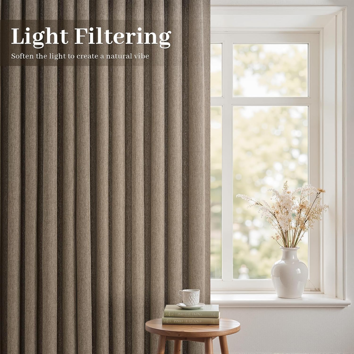 Detalle 1 de Drapenova Pinch-Pleated Curtains, 84 Inches Long