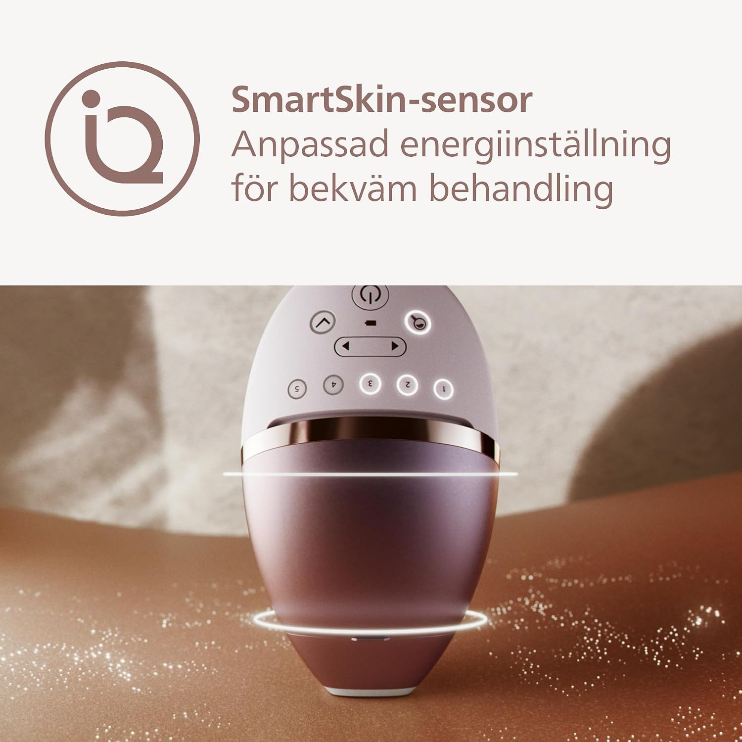 Detalle de Philips Lumea 8000 Series BRI944/00, nätdriven IPL-enhet med SenseIQ