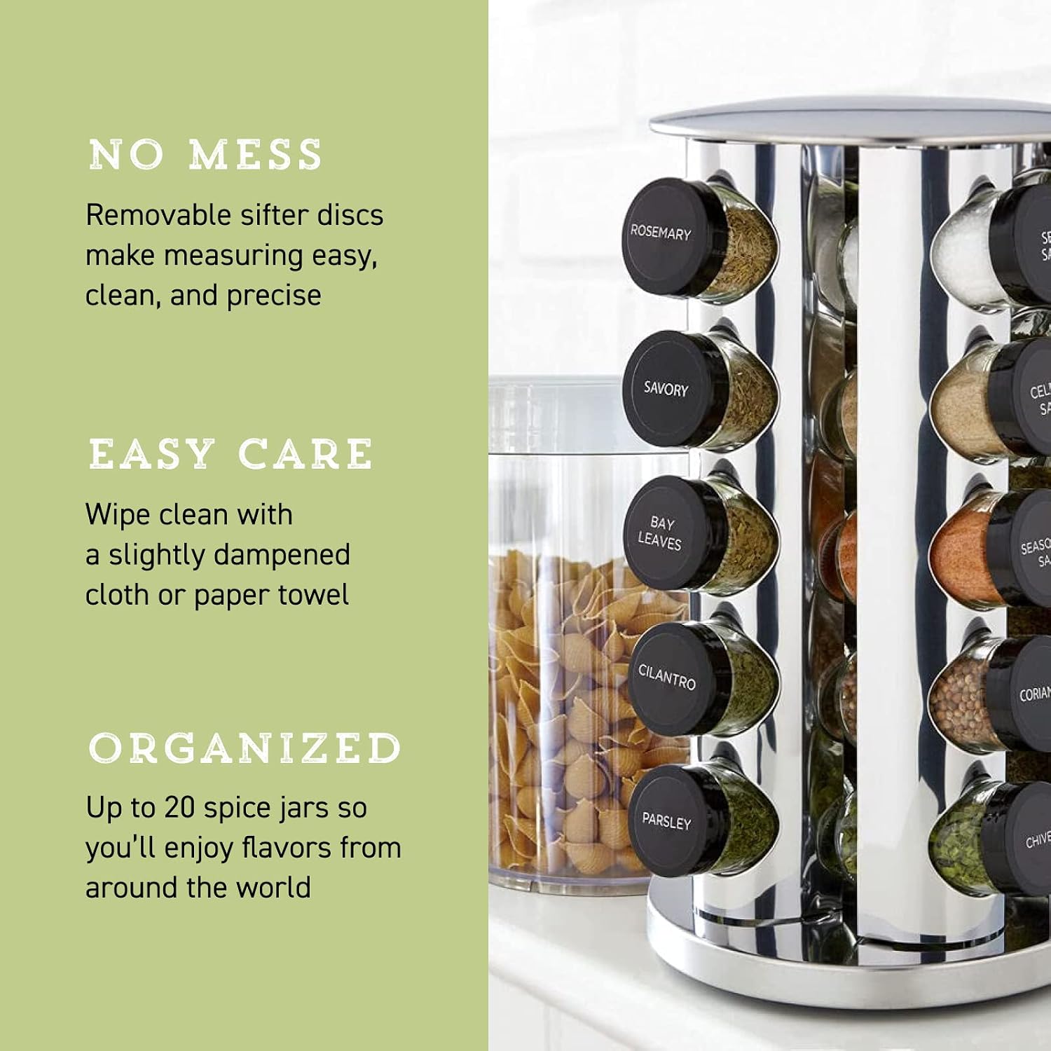 Thumbnail 6 de Kamenstein 20-Jar Revolving Spice Rack ⚙