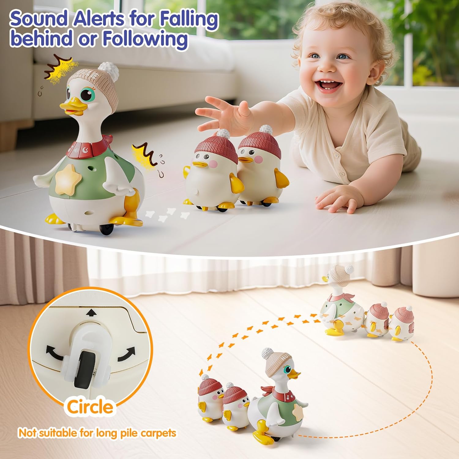 Thumbnail 5 de HOLA Baby Toys Musical Dancing Duck Set for 6–12 Months