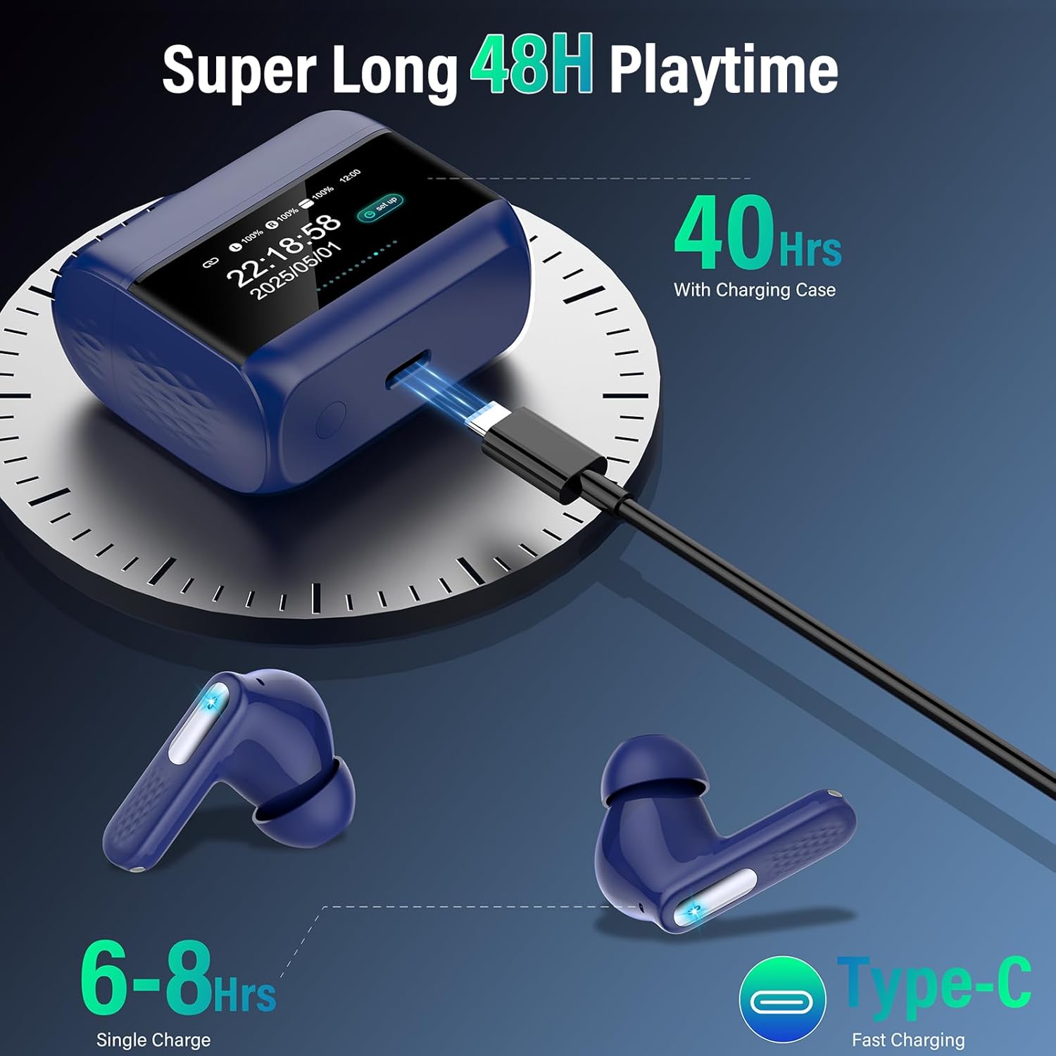 Thumbnail 5 de Wireless Earbuds Bluetooth 5.4 with ANC