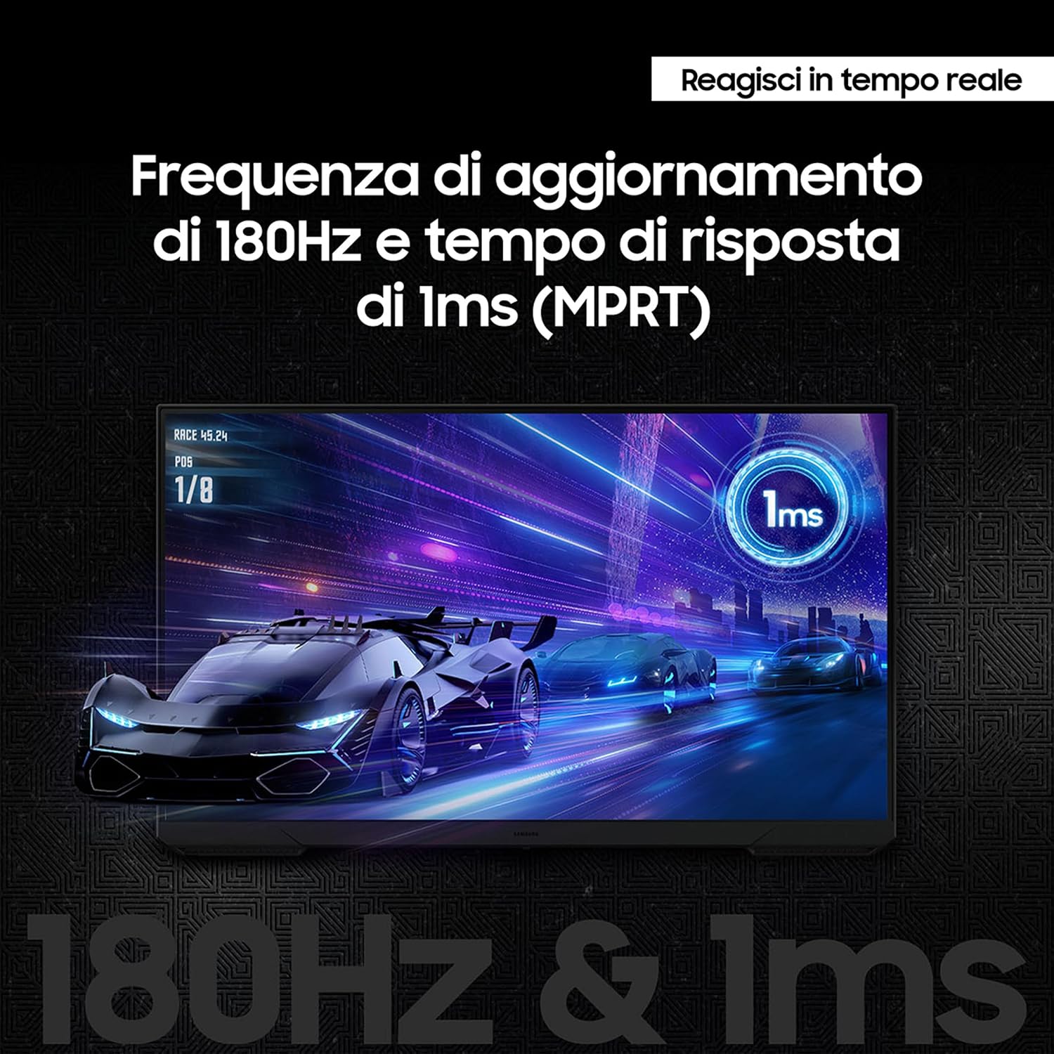 Detalle de Samsung Odyssey G3 S24DG302 gaming 24 180 Hz