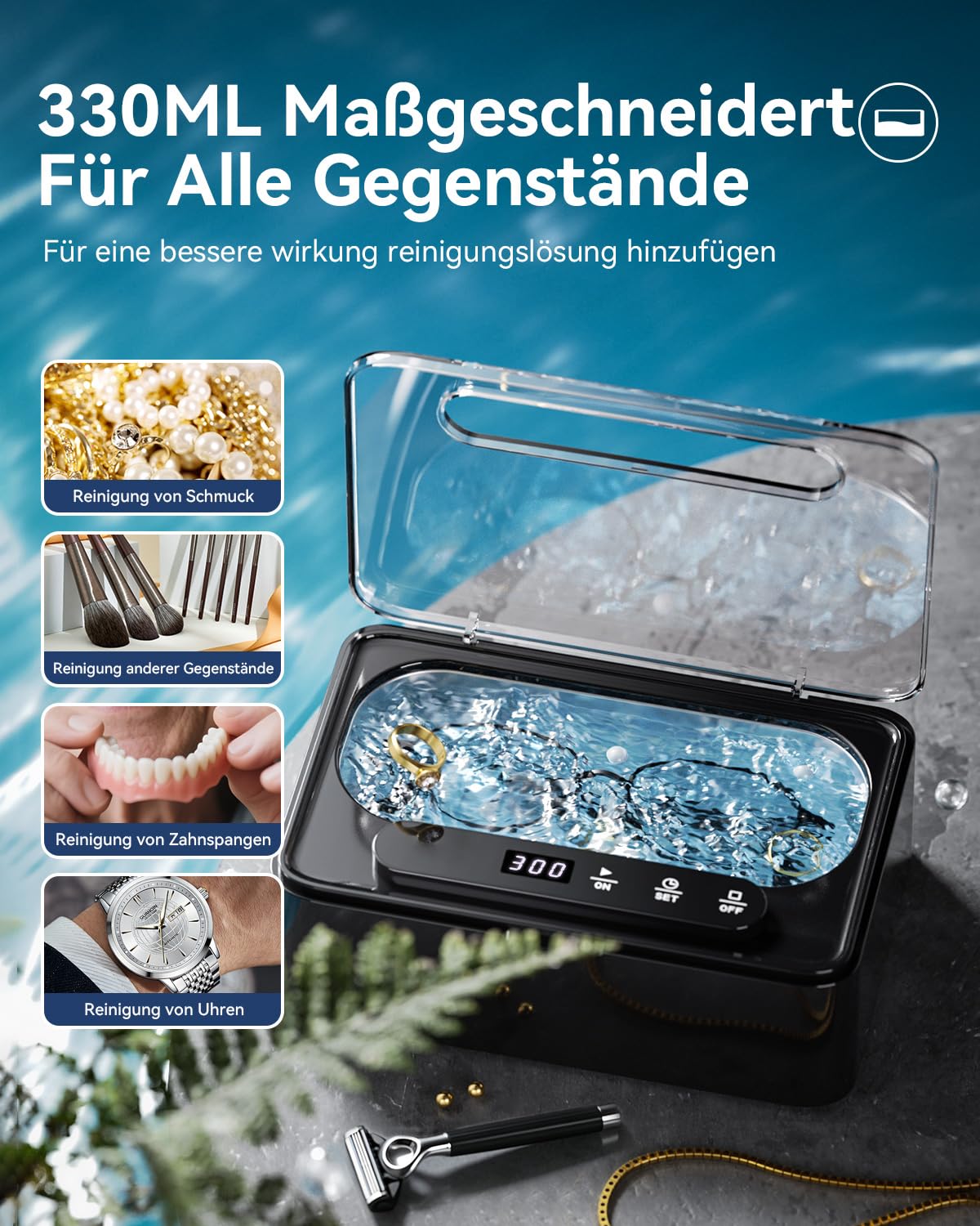 Thumbnail 5 de Ultraschallreinigungsgerät 47 kHz 330 ml