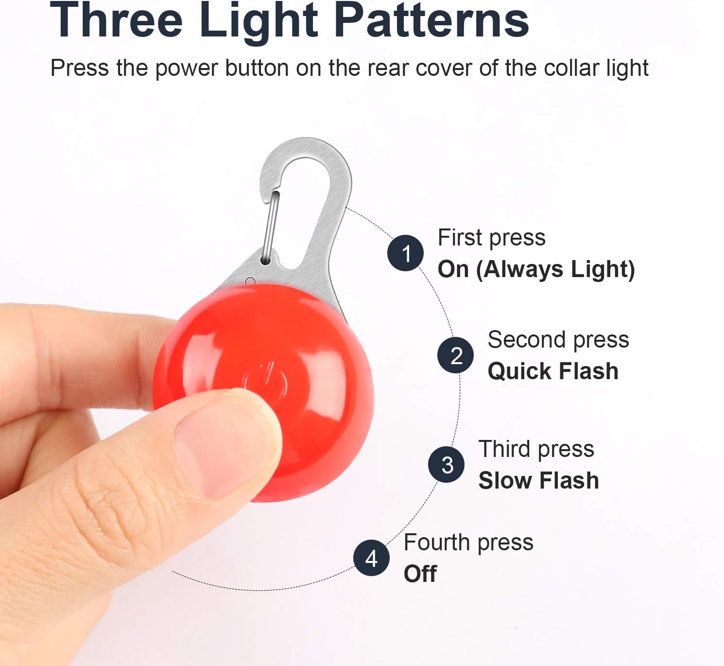Thumbnail 4 de MENNYO LED Dog Collar Light 6-pack for Collars