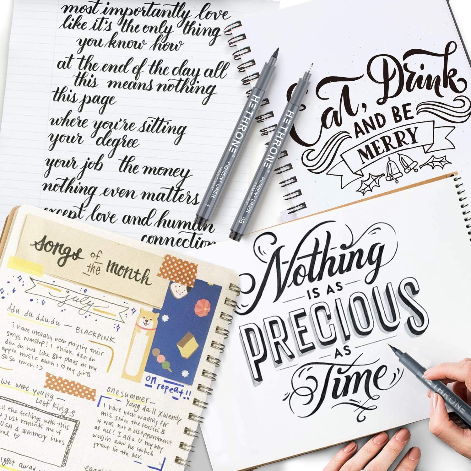 Thumbnail 5 de Hethrone Handlettering Stifte 12 Größen