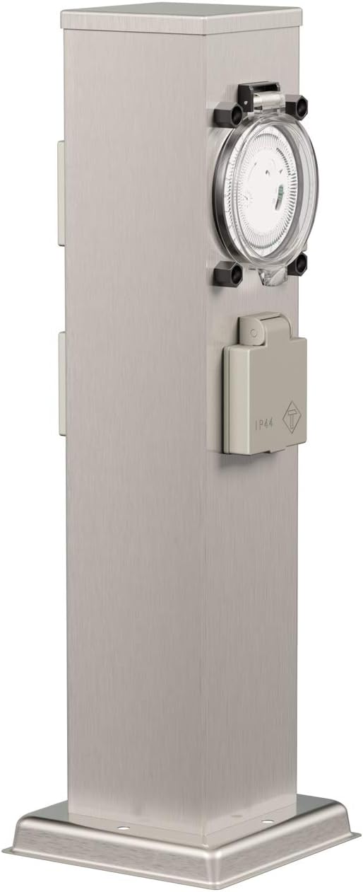 Colonne de prises jardin IP44 40 cm