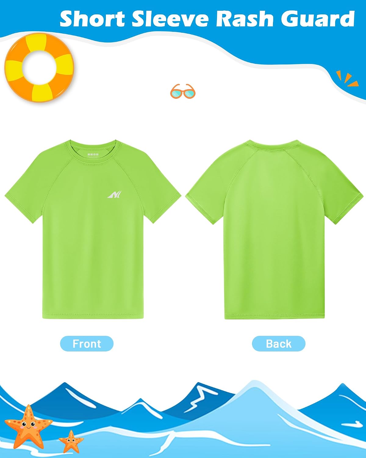 Detalle 2 de Nukuvara Boys' Swim Shirt UPF 50+