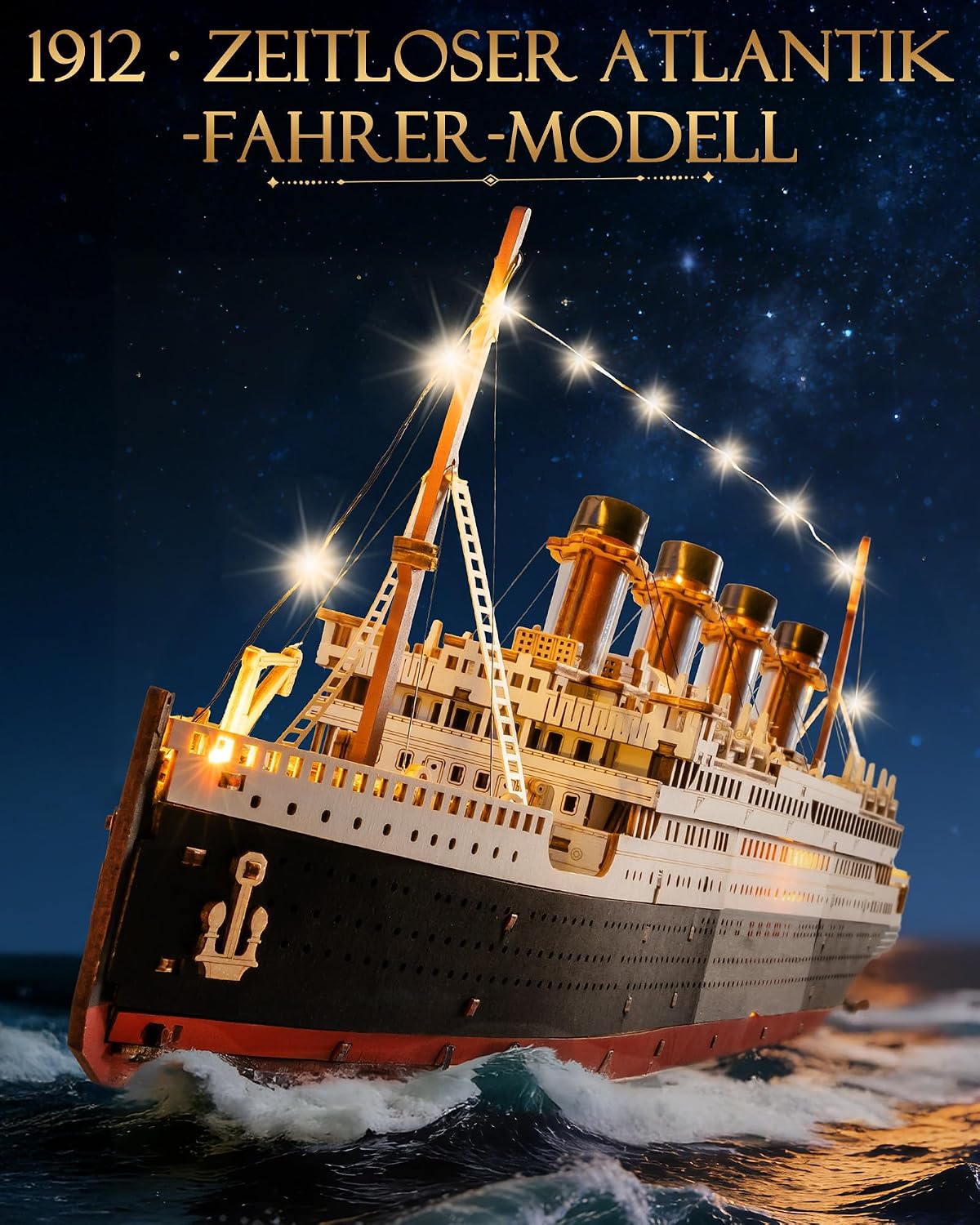 Detalle de Rolife Titanic Holzpuzzle, 433 Teile