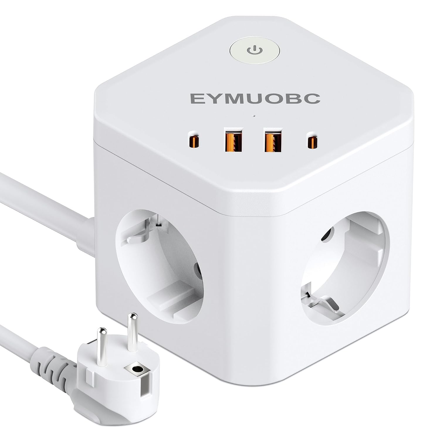 Detalle de EYMUOBC 8‑in‑1 Cube Steckdosenleiste 3680W