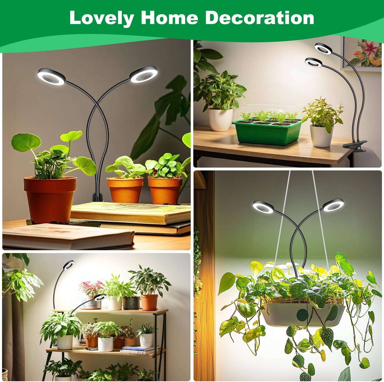 Thumbnail 5 de Eurbolan Small Halo LED Grow Light 96 LEDs