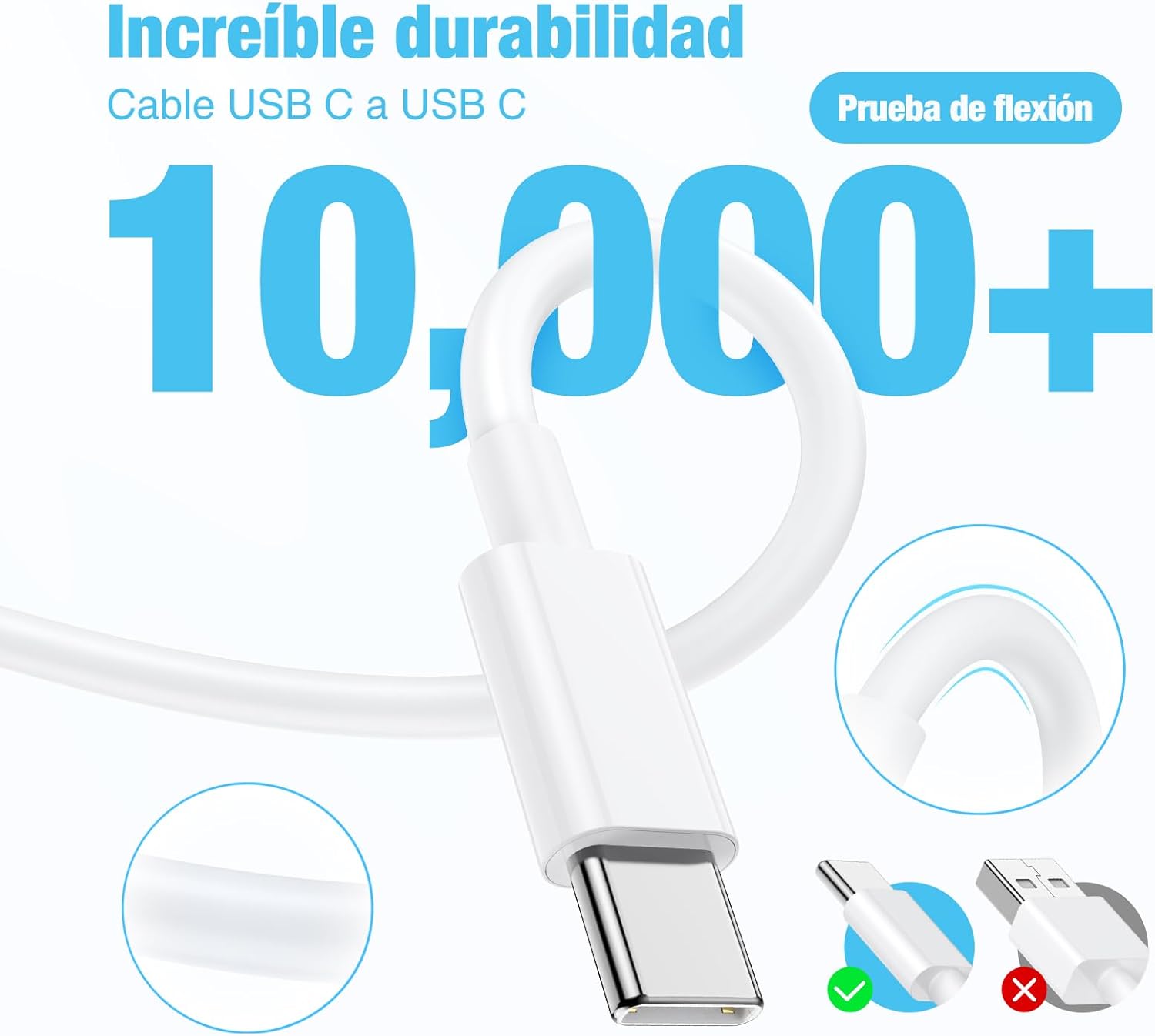 Thumbnail 5 de DGVERS Cargador USB-C 20W con cable 2M