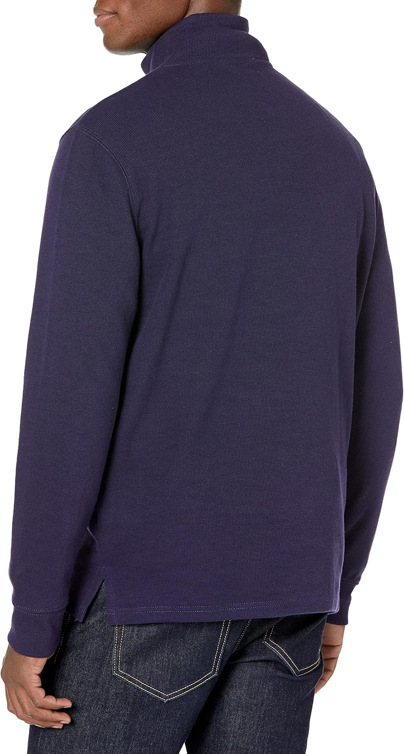Thumbnail 1 de Herren-Pullover mit Viertelreißverschluss aus französischem Rippstrick – Amazon Essentials (Normale Passform)