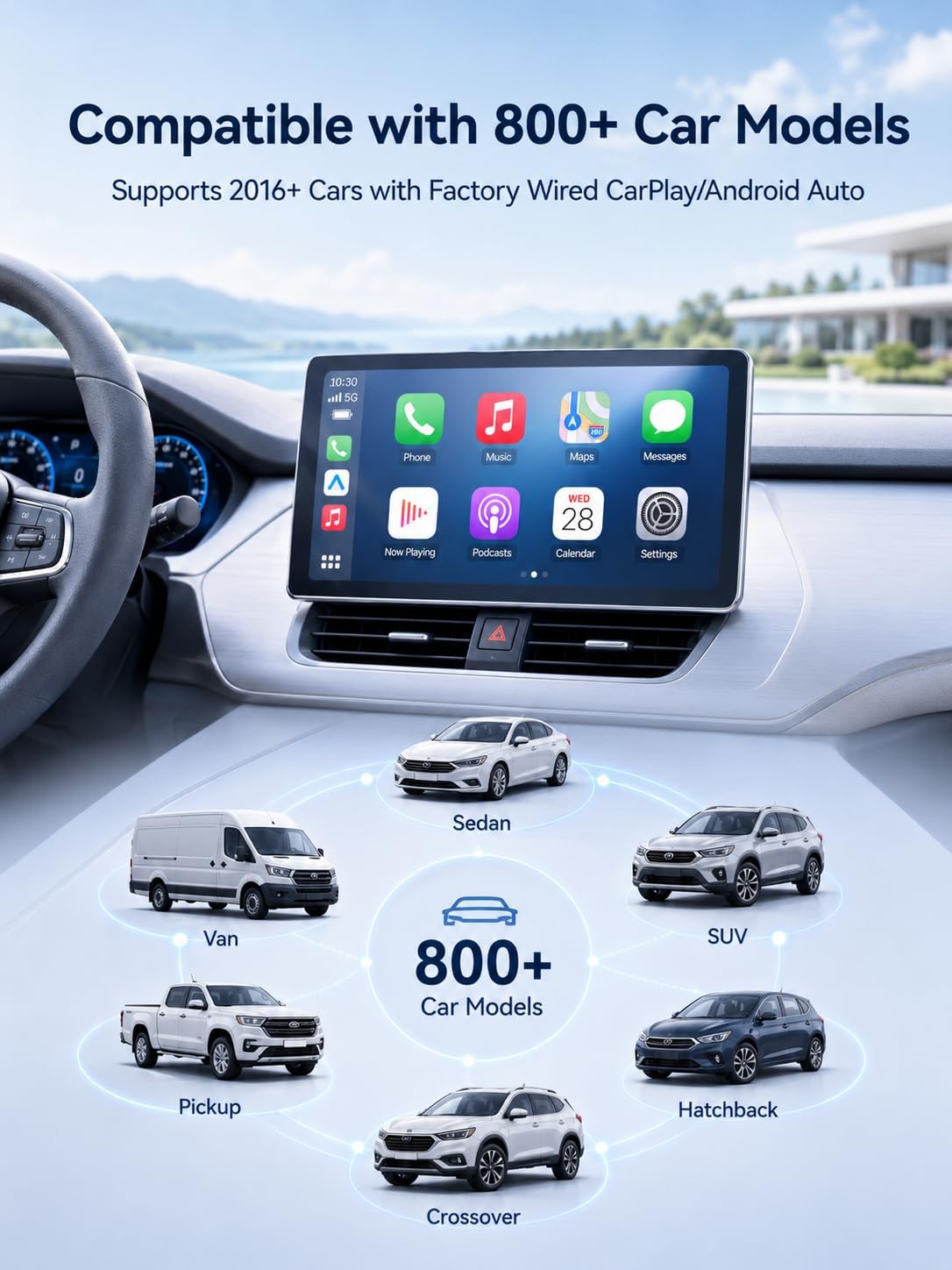 Detalle de Hyphoon Wireless CarPlay Adapter USB-C