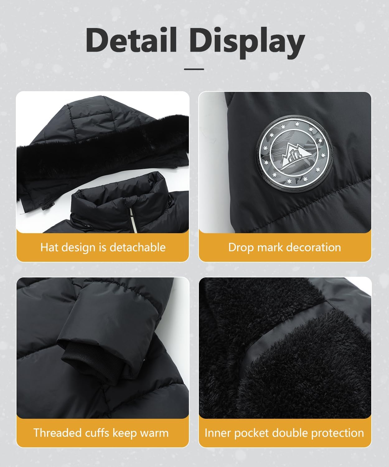 Thumbnail 4 de MOERDENG Women's Winter Down Puffer Jacket