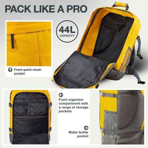 Detalle de CabinMax Ryanair 55x40x20 Underseat Cabin Bag | 40L Travel Backpack