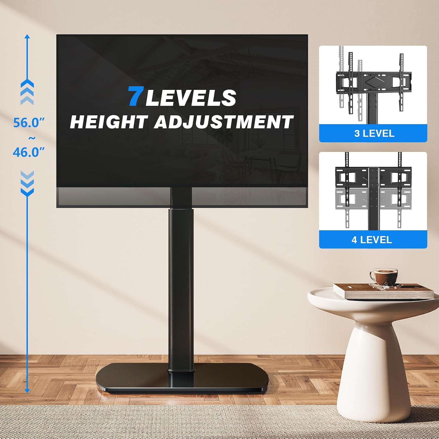 Detalle 1 de YOMT Universal TV Floor Stand 27-70 Inch