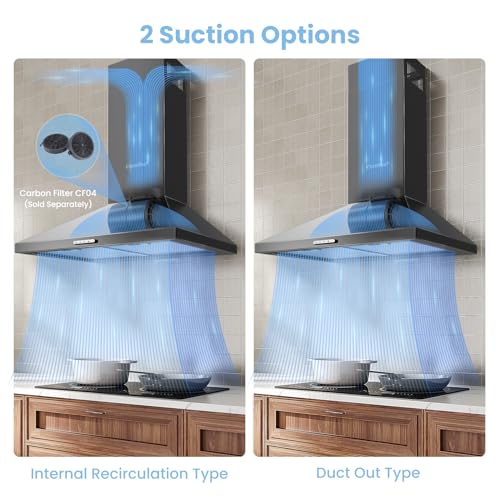 Thumbnail 7 de COMFEE' 60cm Chimney Cooker Hood (Wall Mounted) in Black