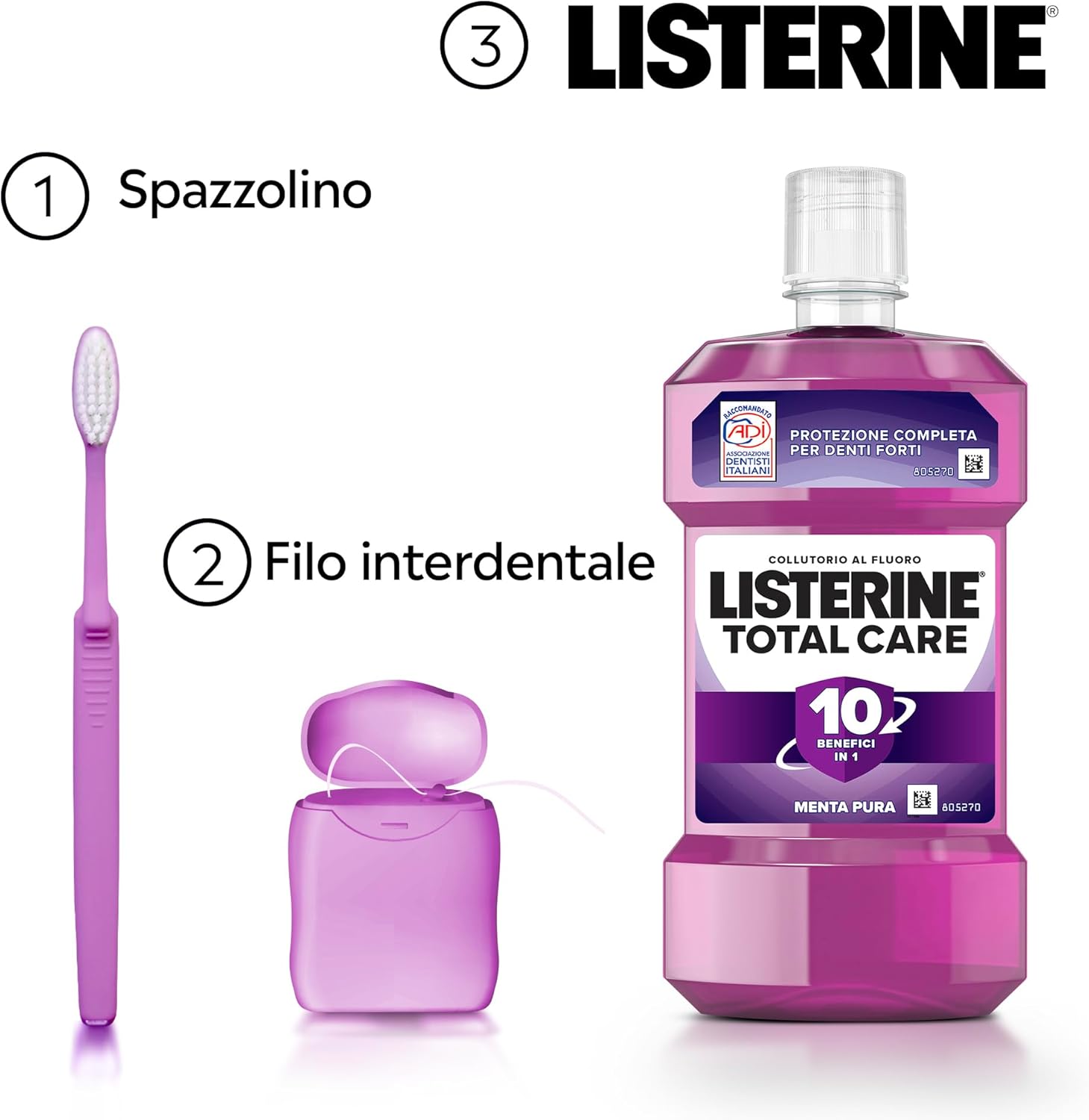 Detalle 2 de LISTERINE Total Care collutorio 750 ml 🦷