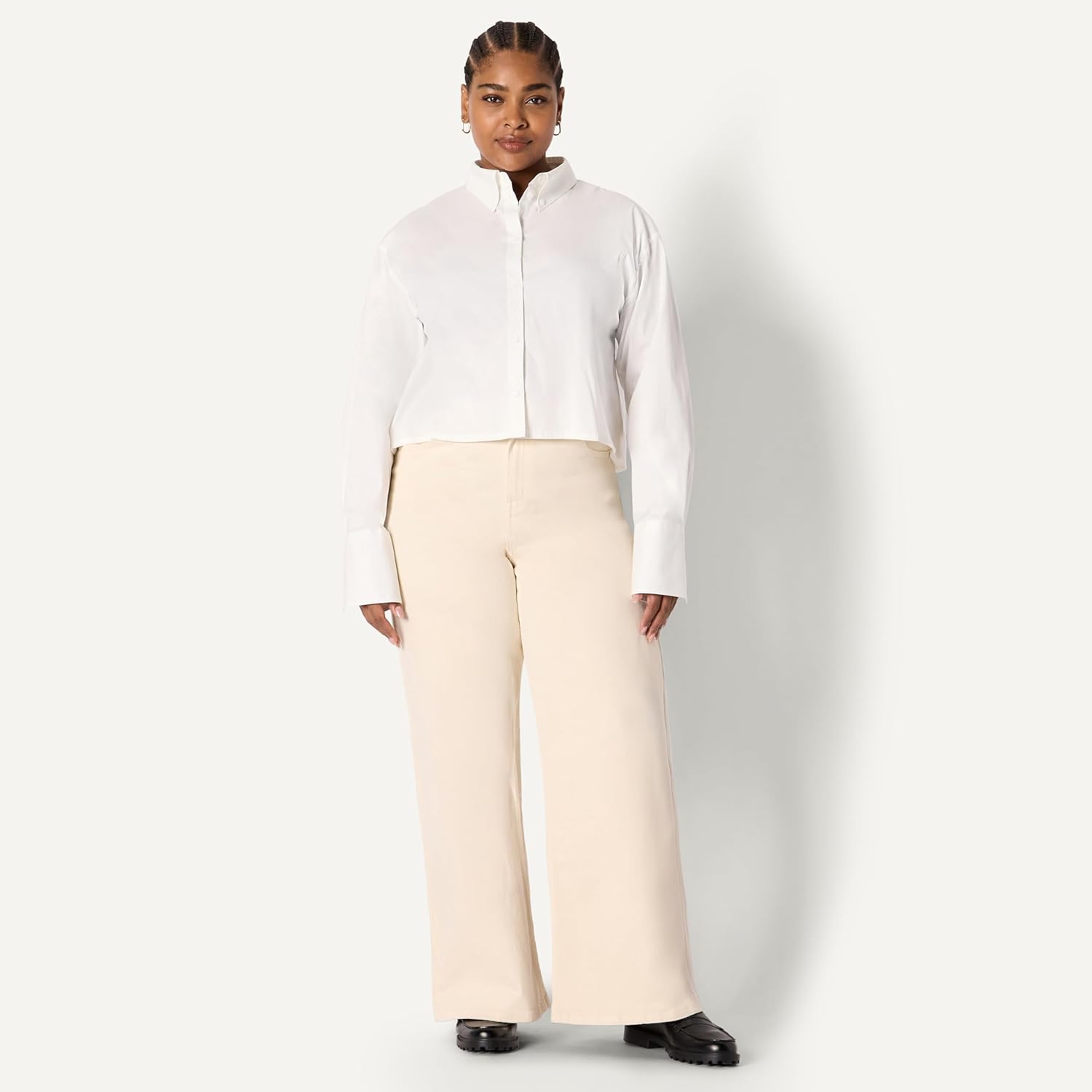 Thumbnail 6 de Oversize Popelinehemd für Damen mit Knopfleiste – Amazon Essentials Damen Demis Favorit