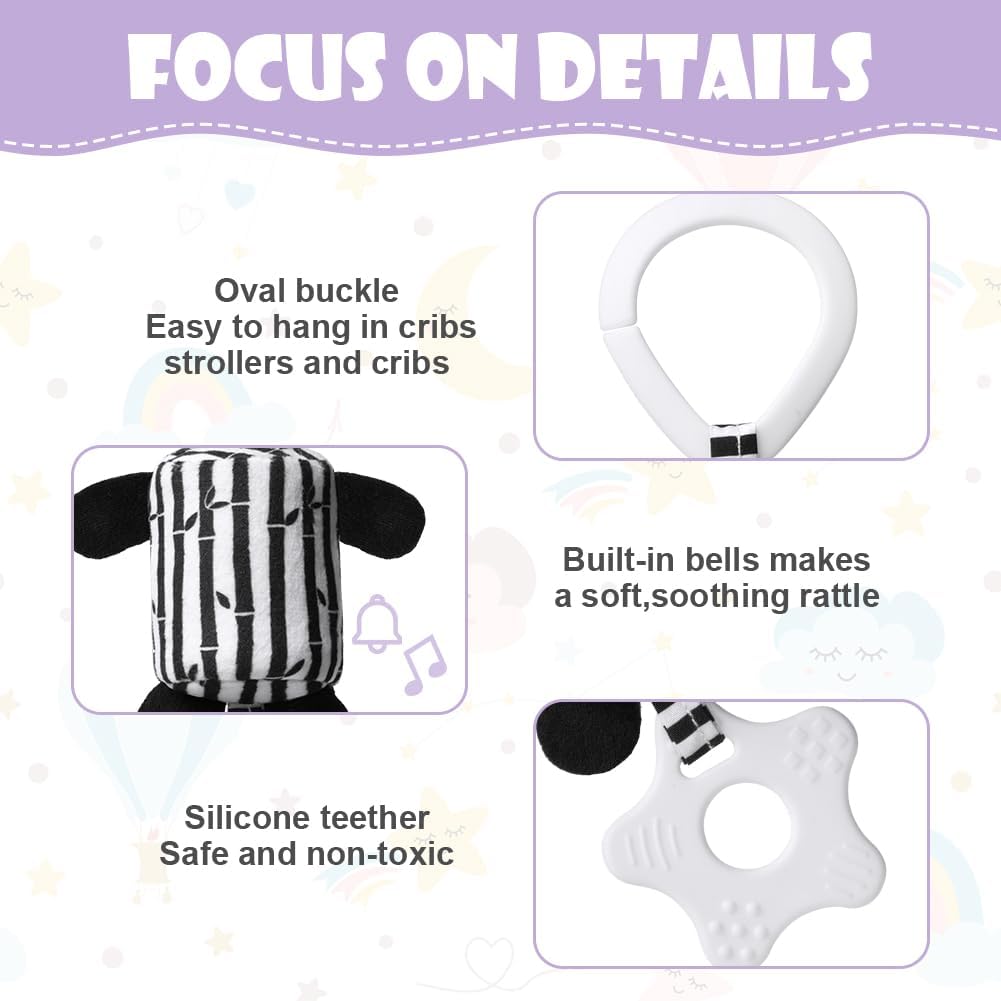 Thumbnail 3 de Aolso Baby Pram Pushchair Toys 3-pack
