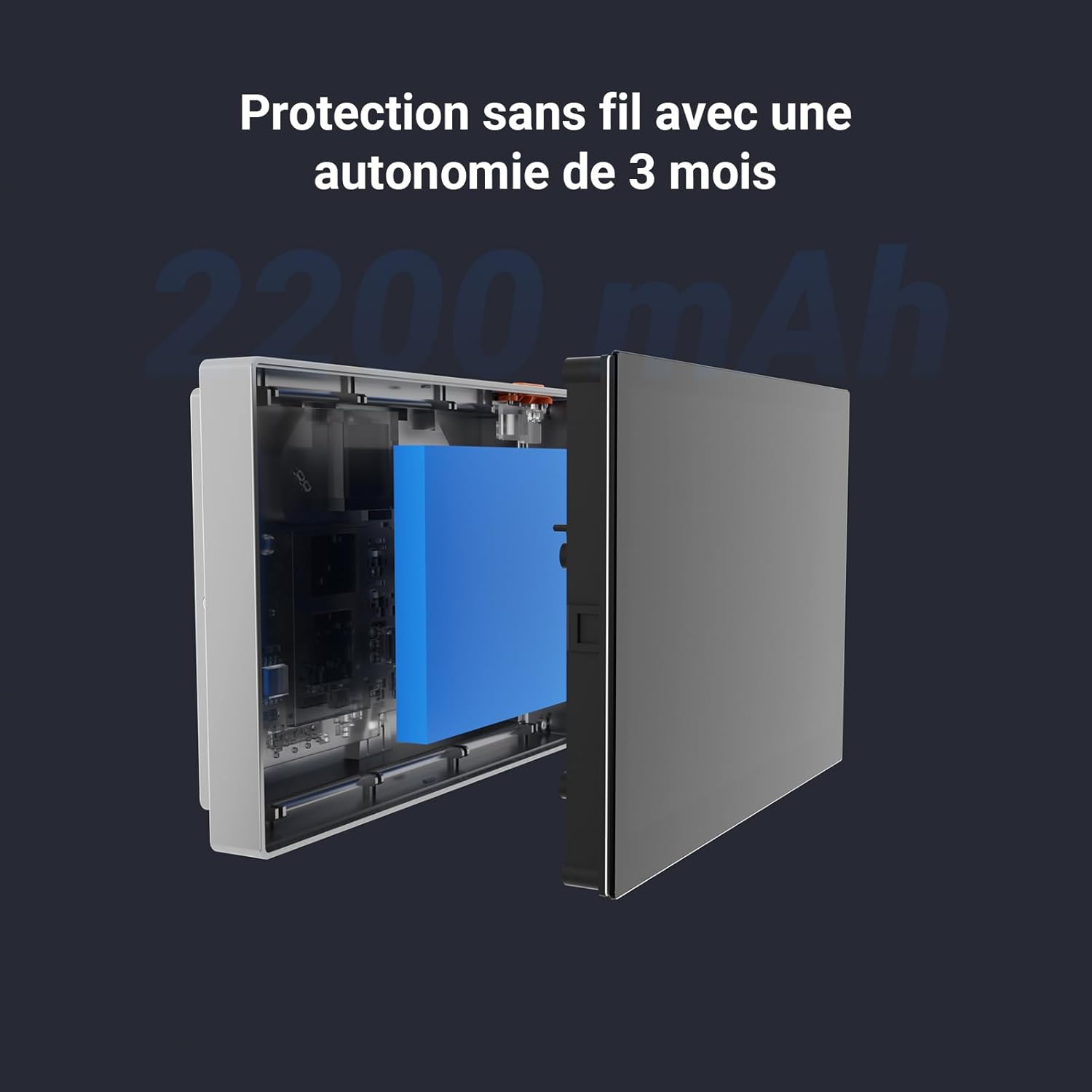 Detalle de EZVIZ CP2 : judas numérique sans fil avec écran couleur 4,3 pouces et Wi‑Fi 2,4 GHz