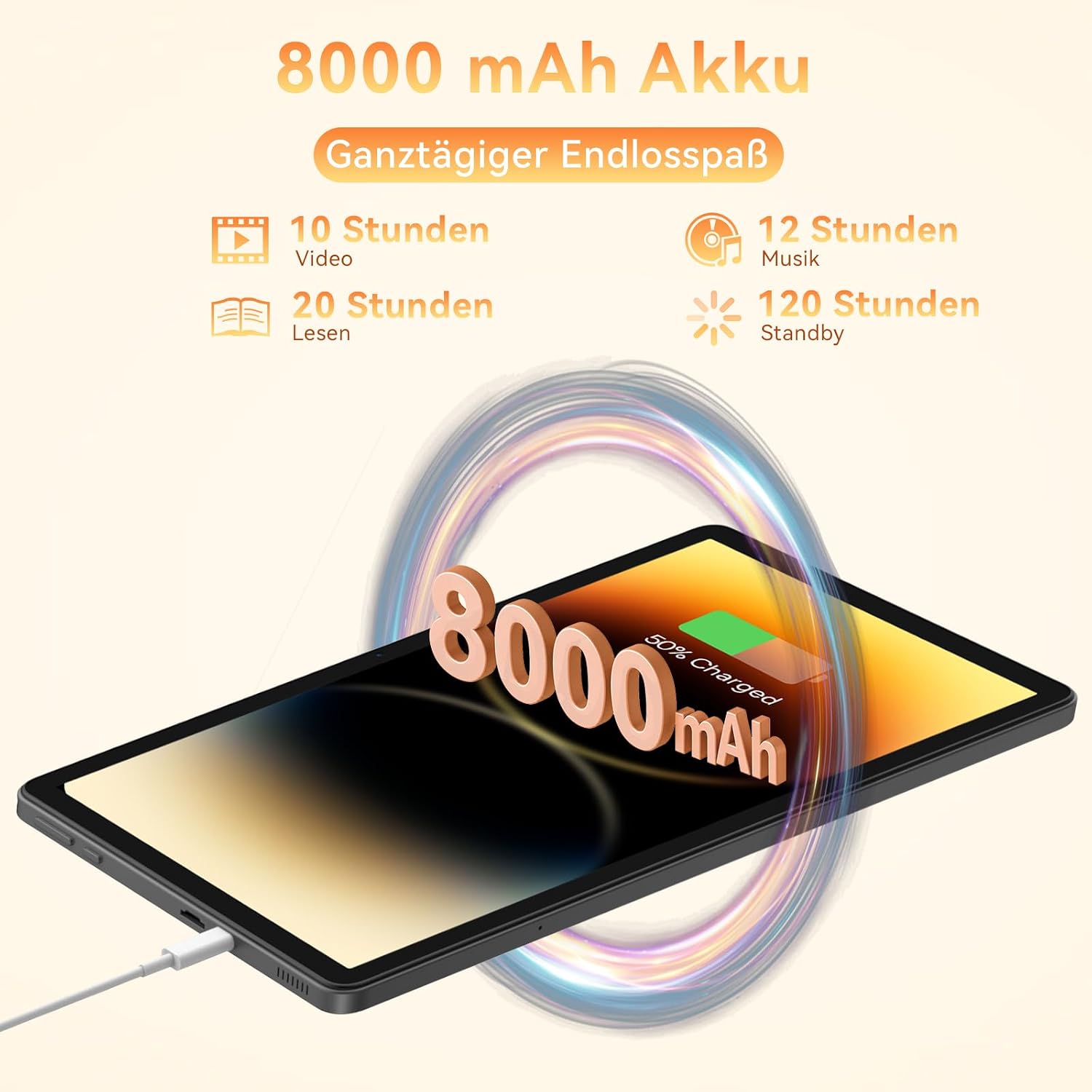 Thumbnail 6 de MENTUME Tablet 11 Zoll mit Gemini AI – All-in-One Tablet mit Hülle, Maus, Tastatur und Stift